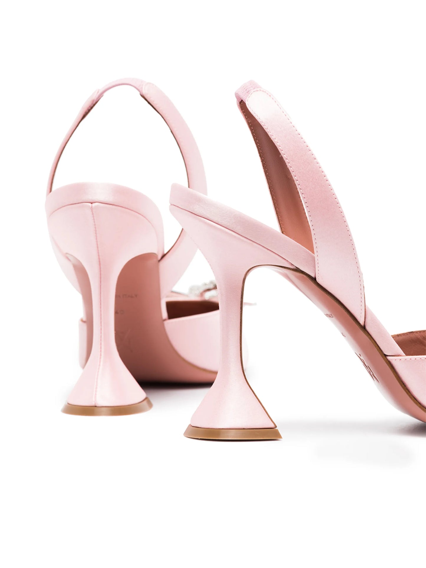 Sling 95mm bow-embellished pumps