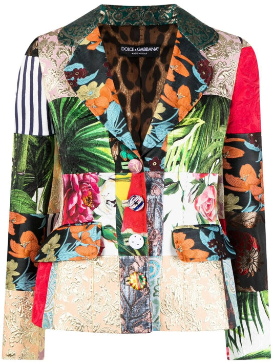 Dolce patchwork blazer