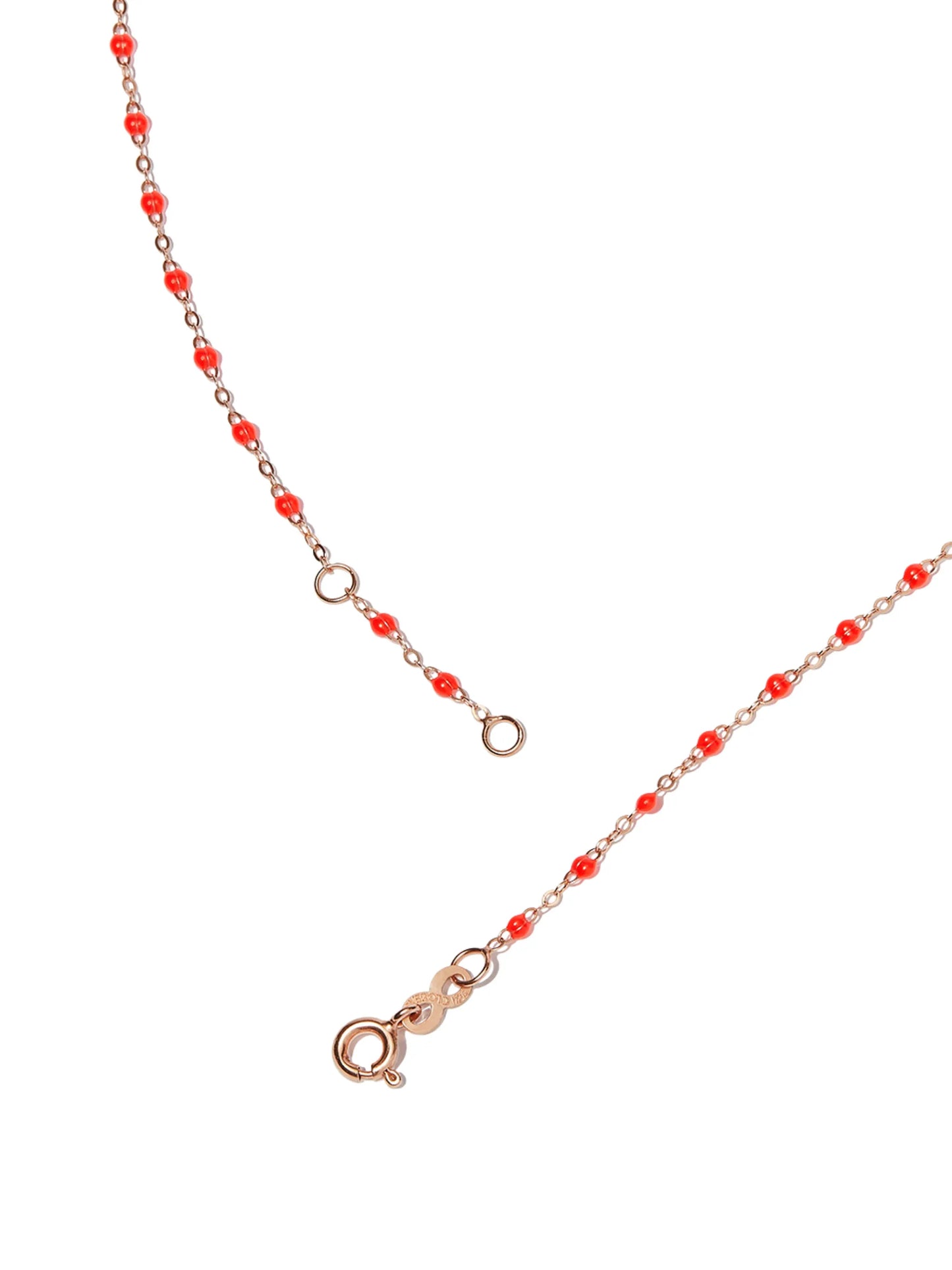 18kt rose gold Classic Gigi bead-chain necklace