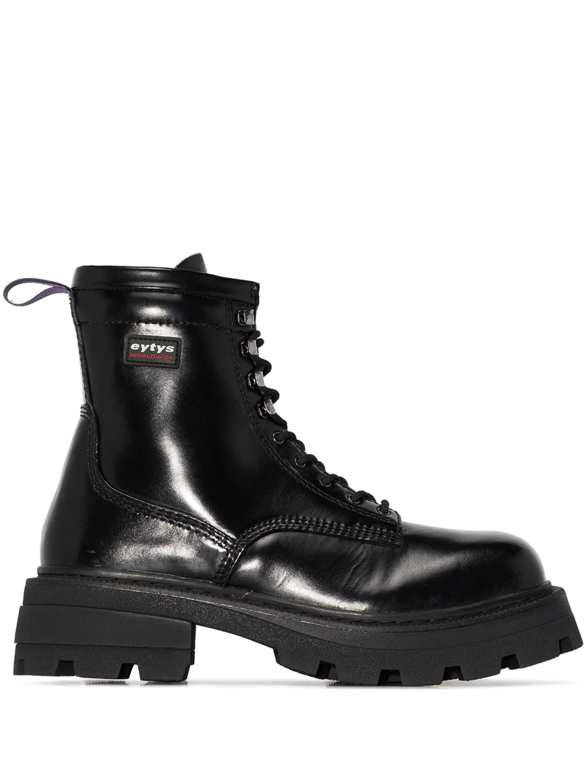 Michigan flatform combat boots