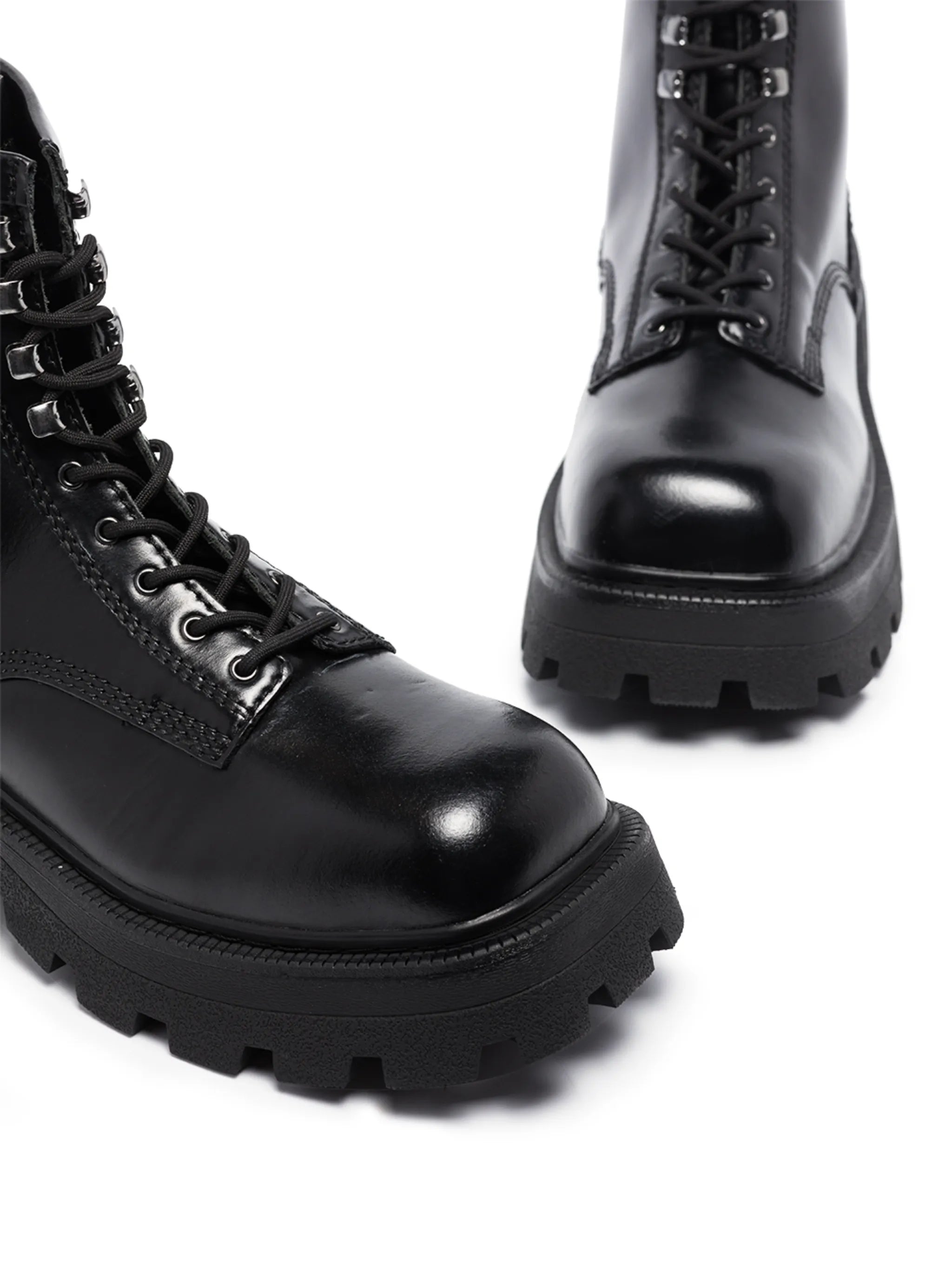 Michigan flatform combat boots