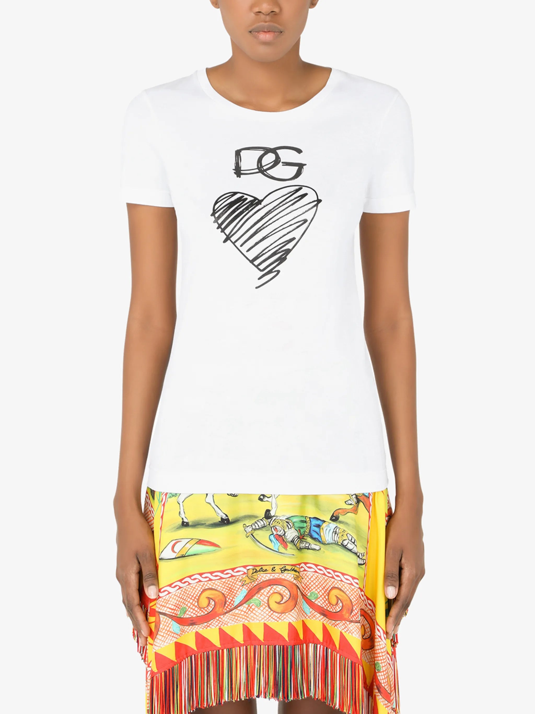 logo-print cotton T-shirt
