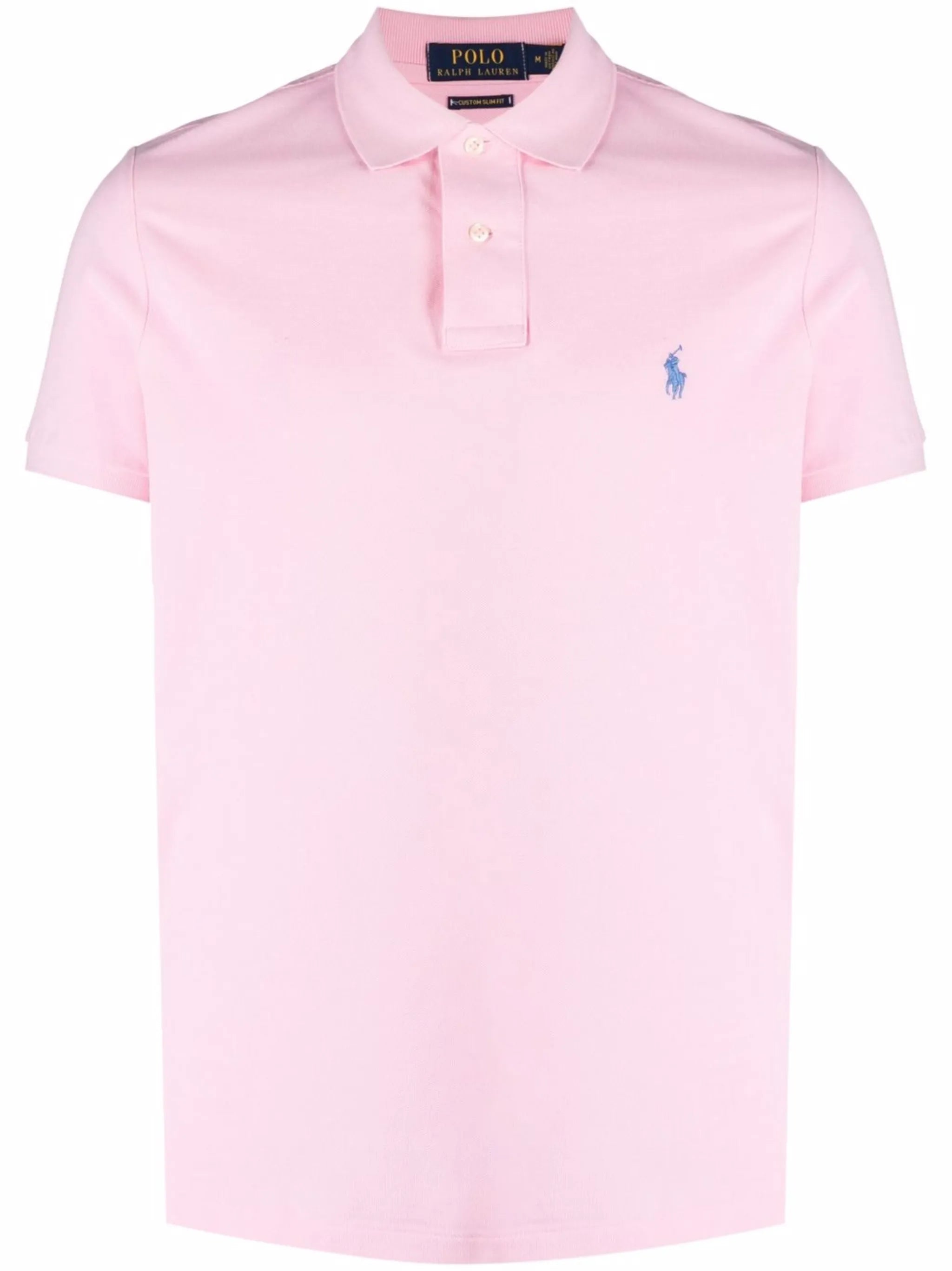 embroidered-logo short-sleeved polo shirt