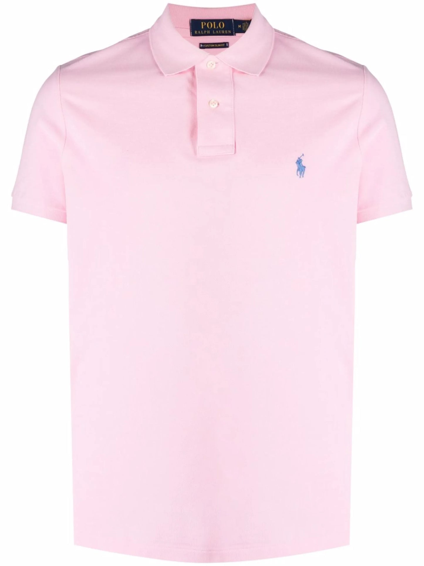 embroidered-logo short-sleeved polo shirt