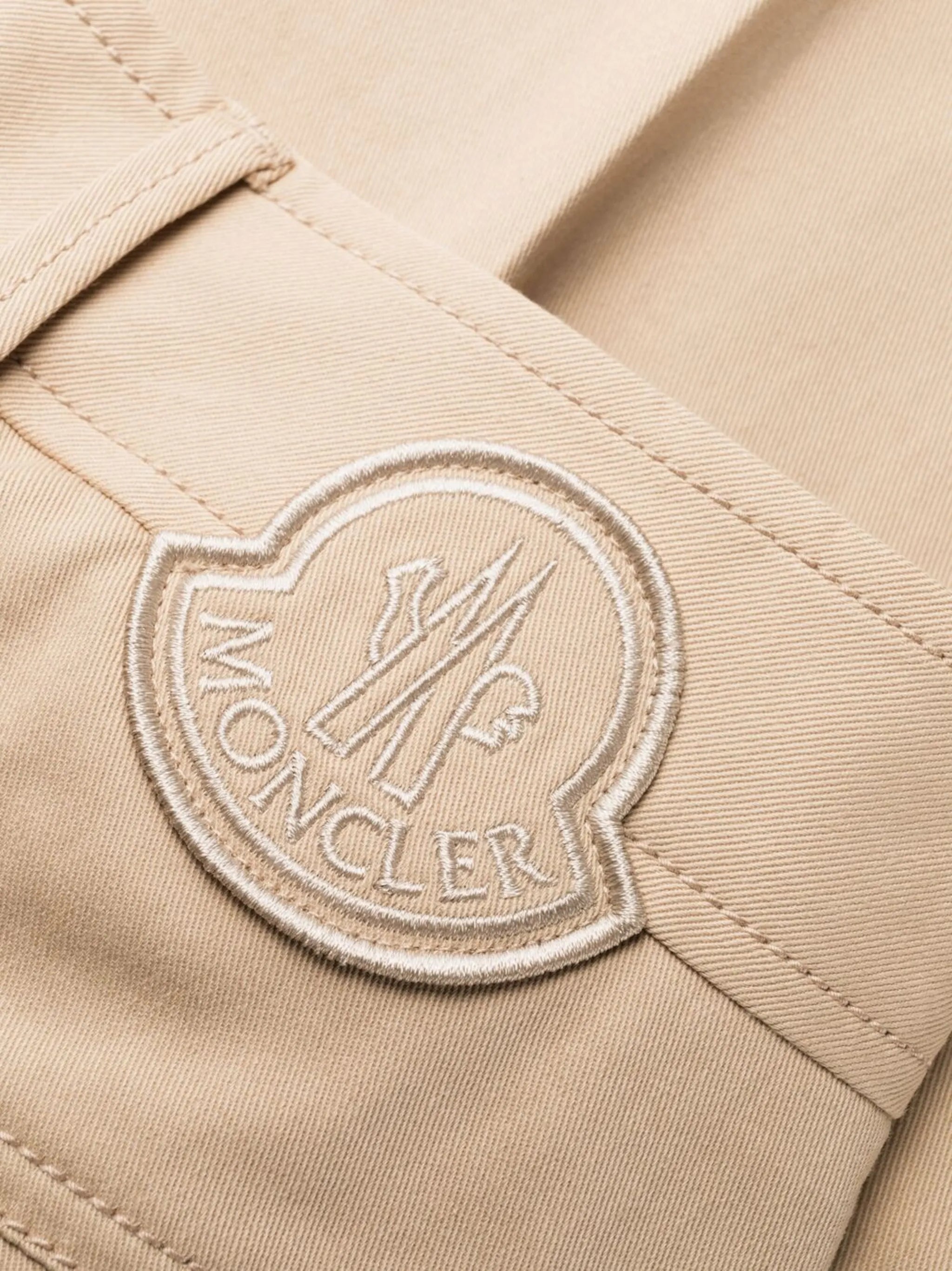 panelled cropped trousers