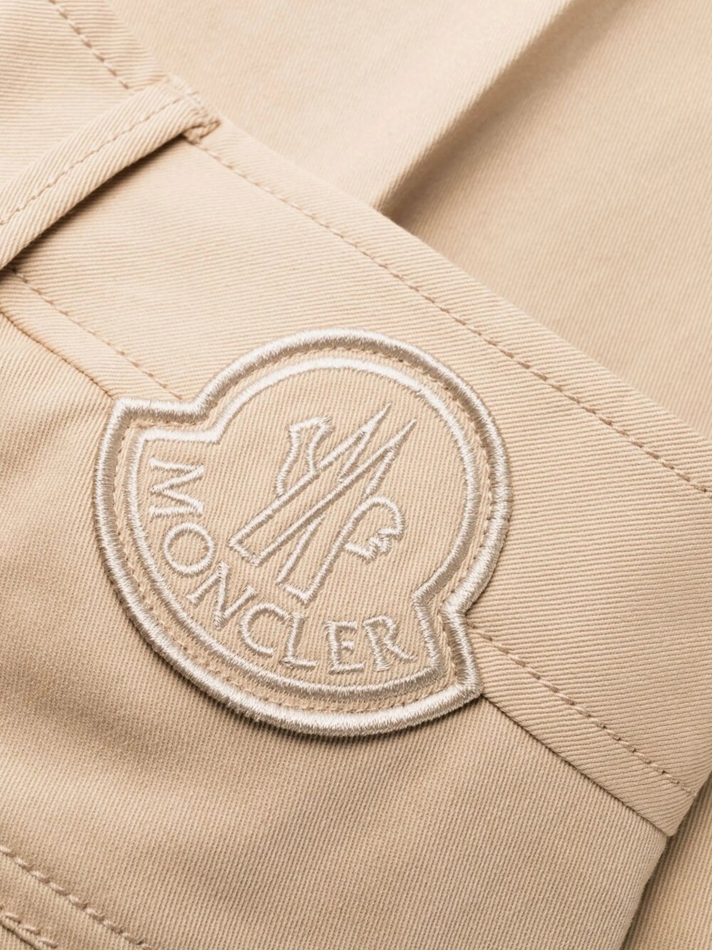 panelled cropped trousers
