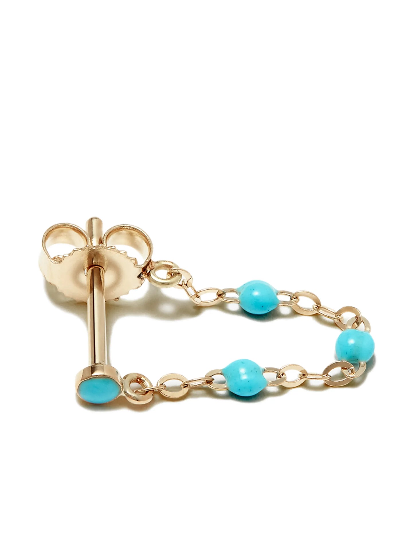18kt yellow gold Classic Gigi turquoise earrings