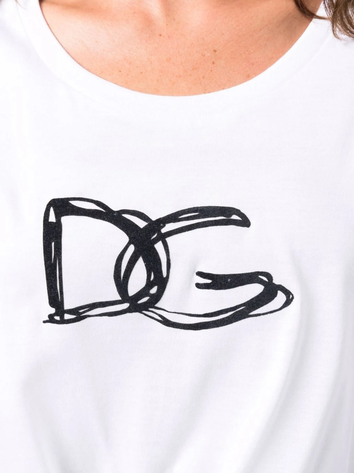 logo-print vest top