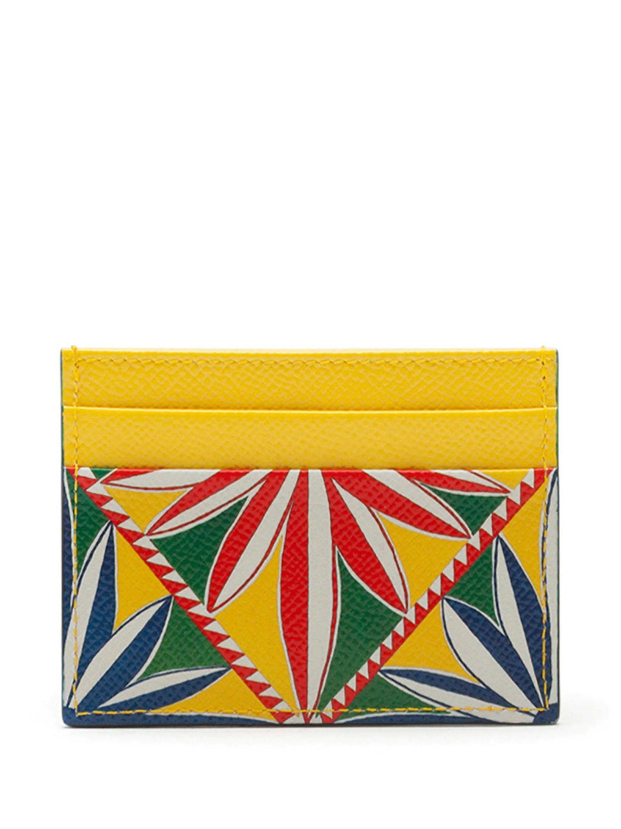 tile-print cardholder