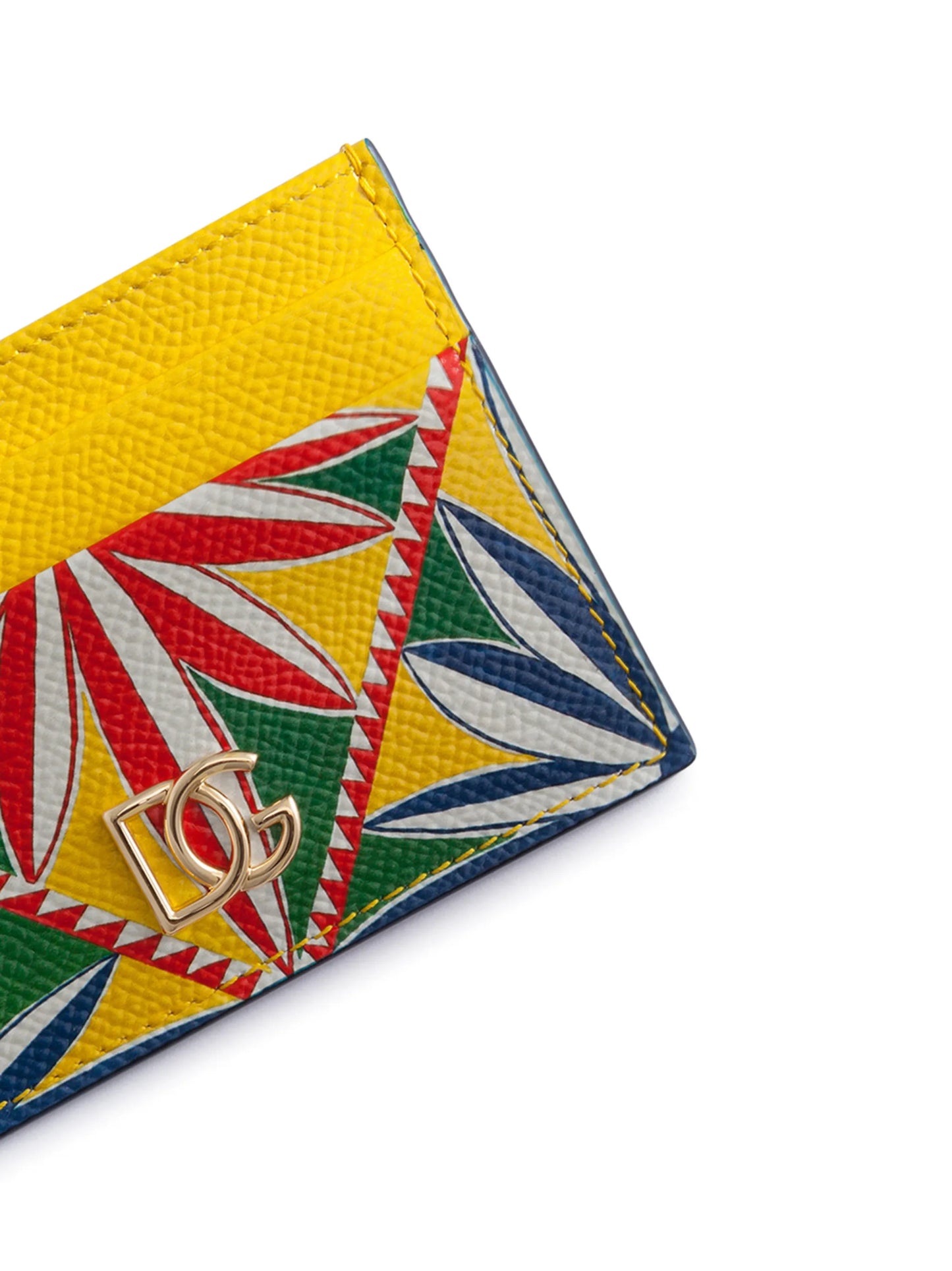 tile-print cardholder