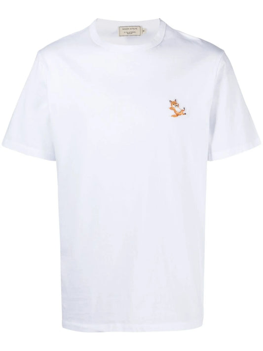 Chillax Fox logo-detail T-shirt