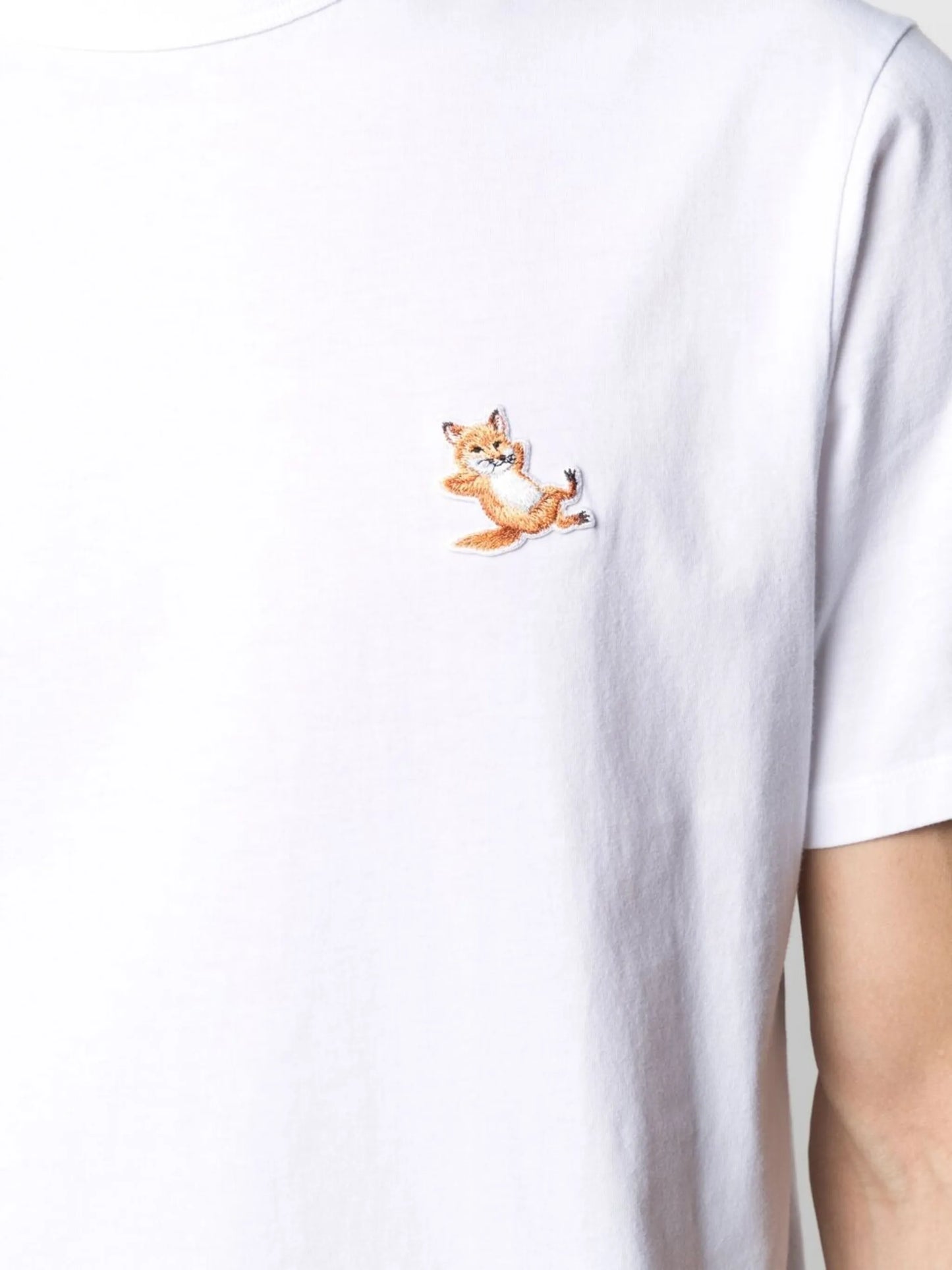 Chillax Fox logo-detail T-shirt