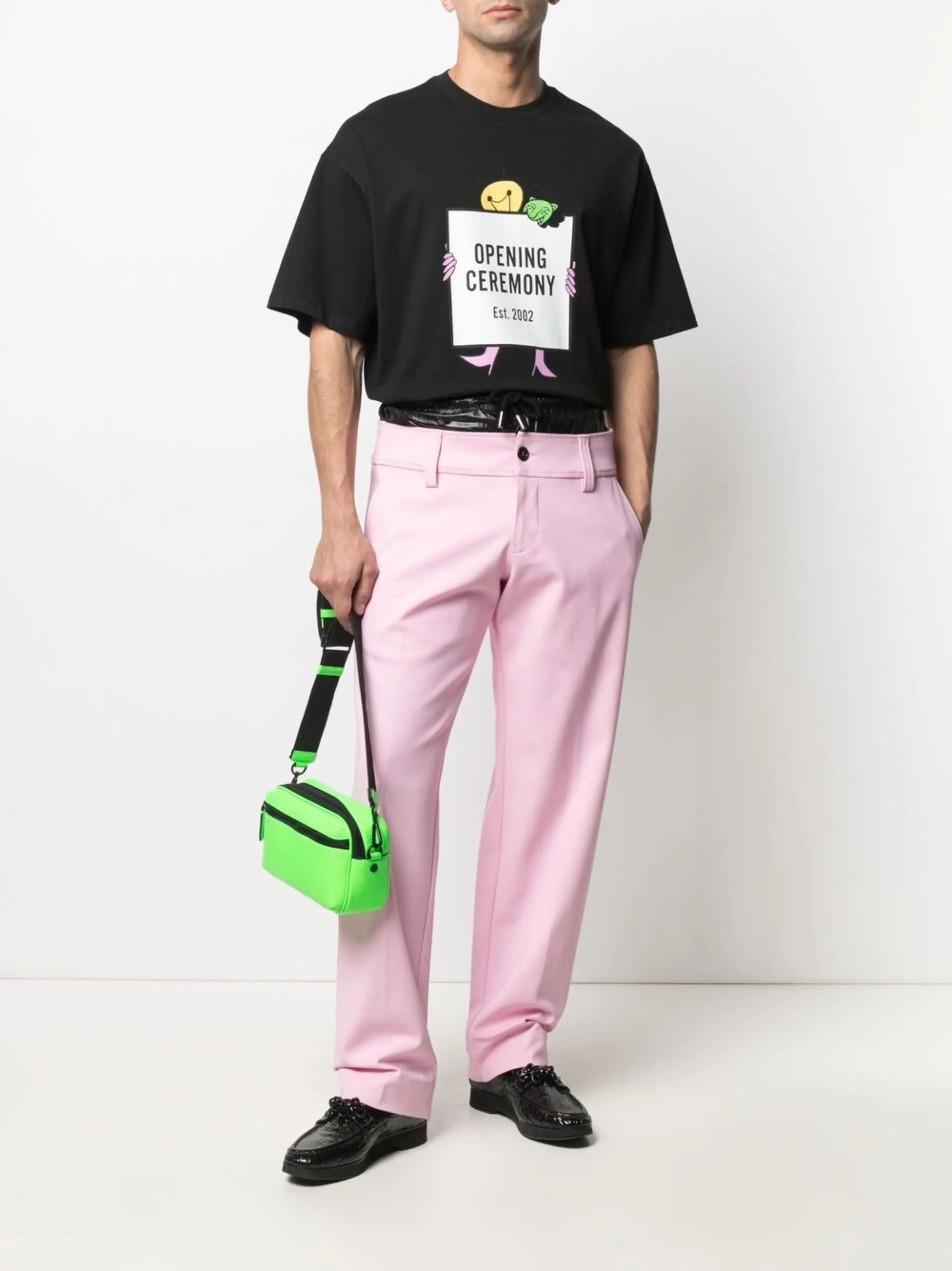 light bulb box logo print T-shirt