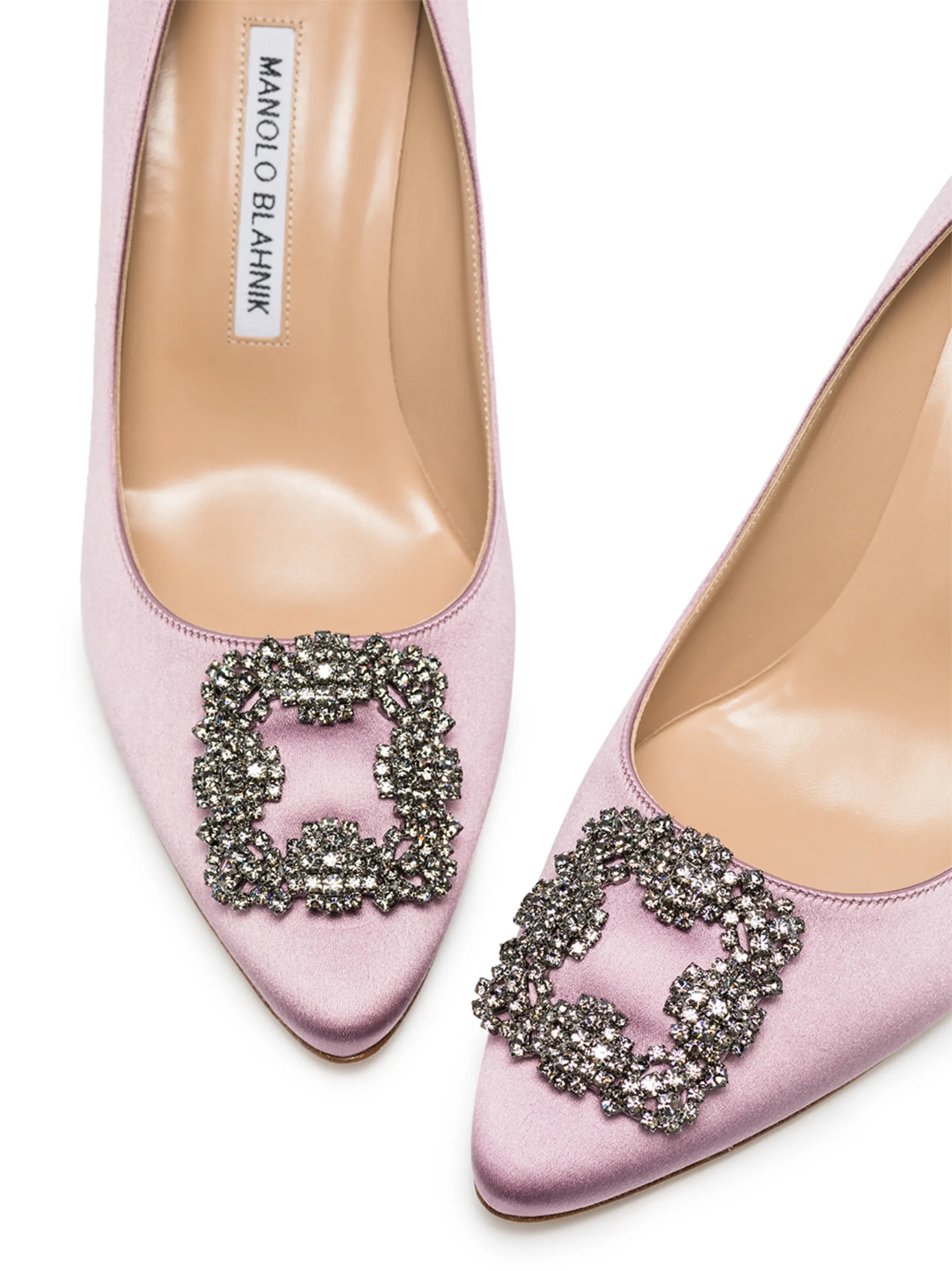 crystal-embellished Hangisi 70mm pumps