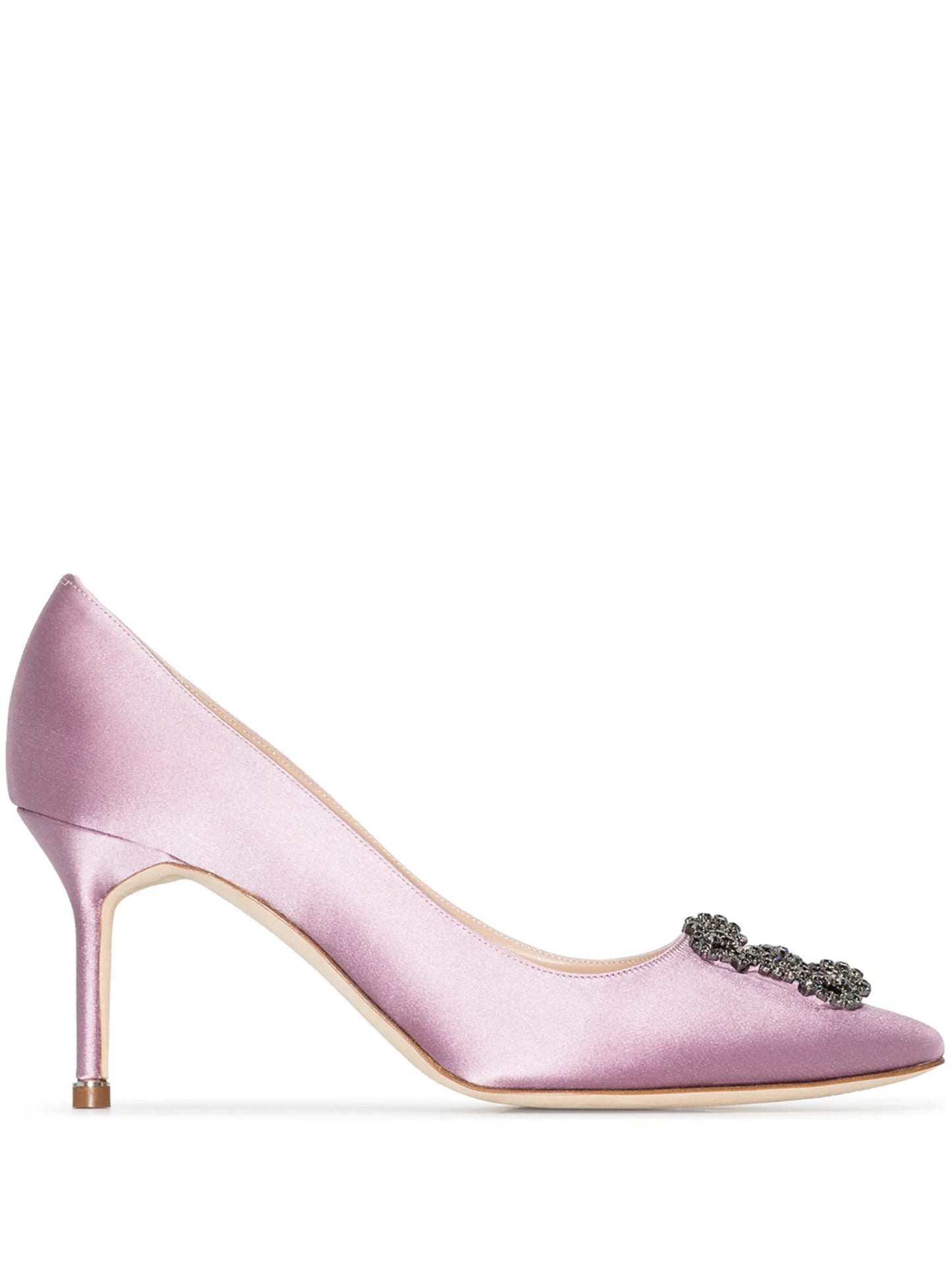 crystal-embellished Hangisi 70mm pumps