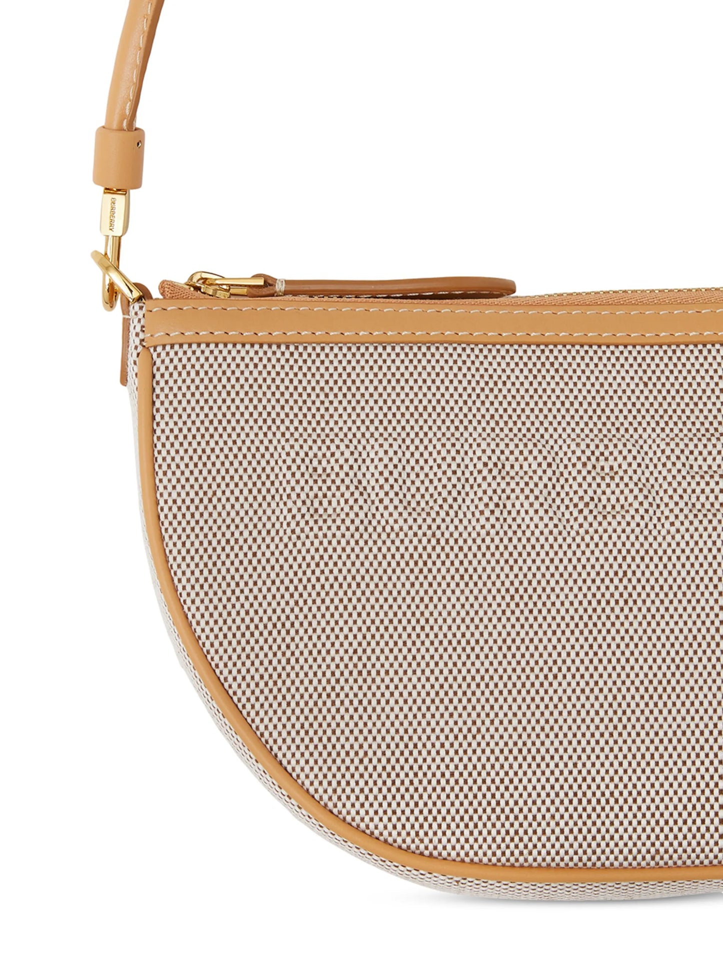 leather-trim Olympia pouch bag