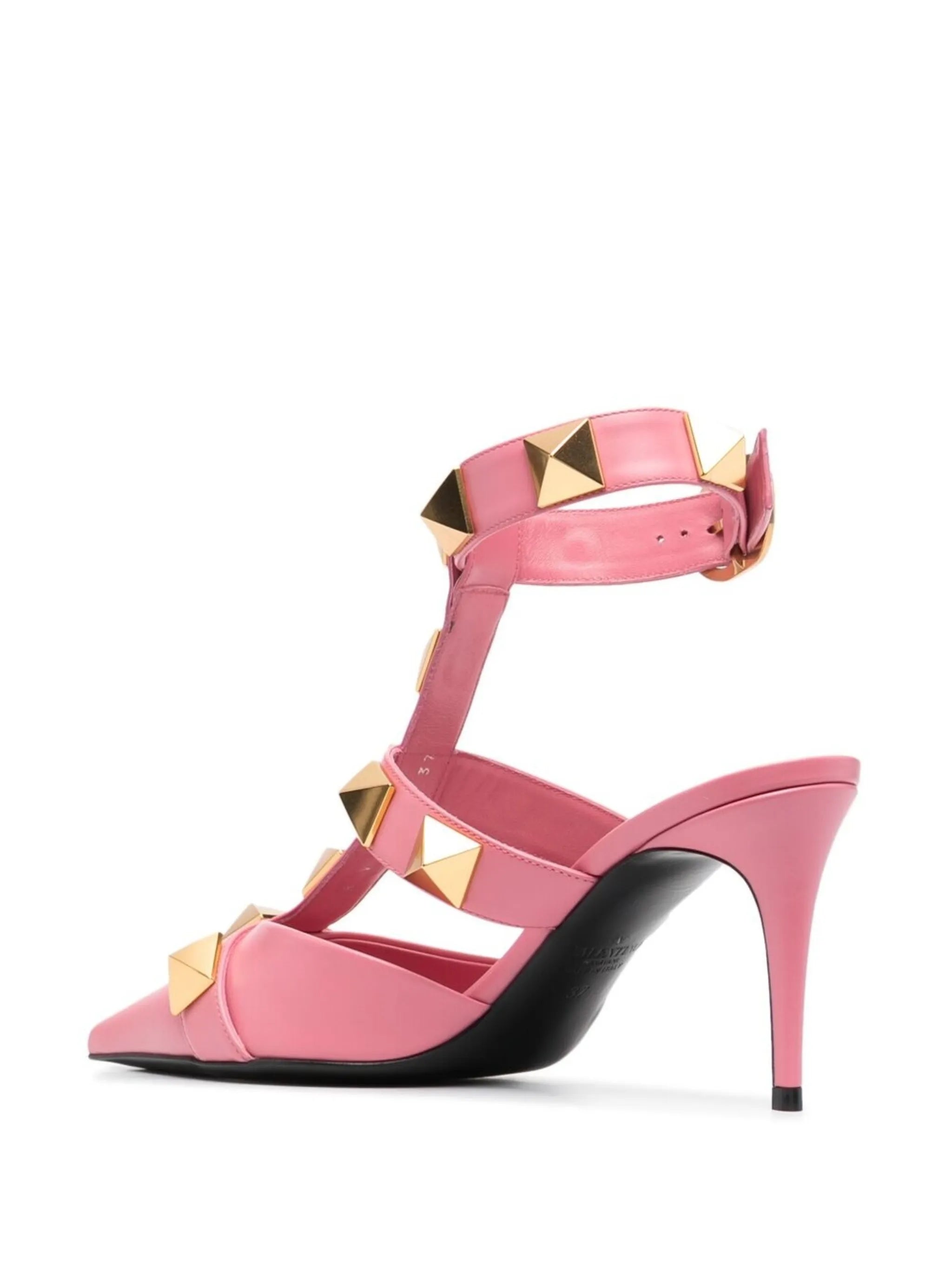 Roman Stud 80mm caged pumps