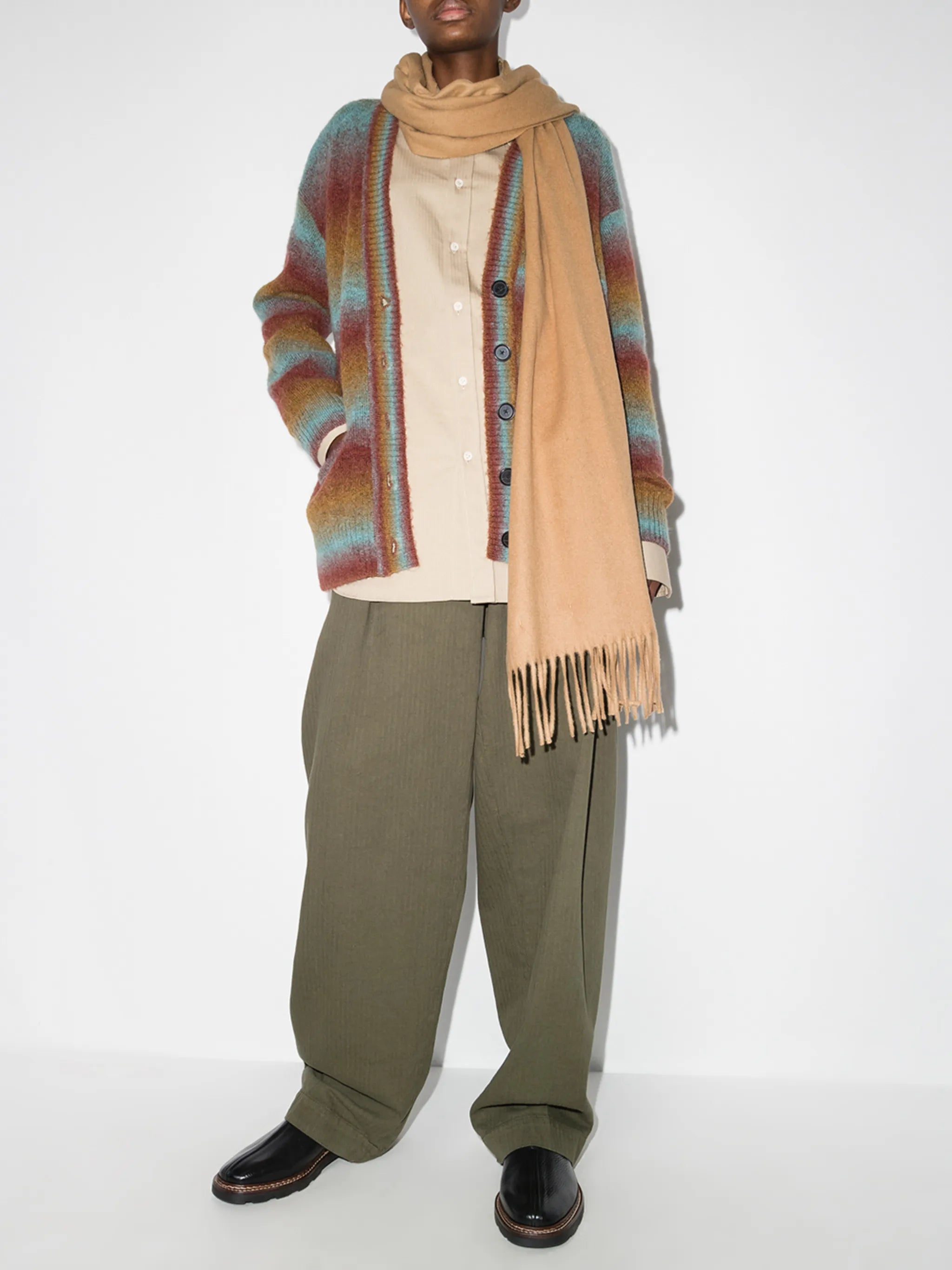 cashmere skinny scarf