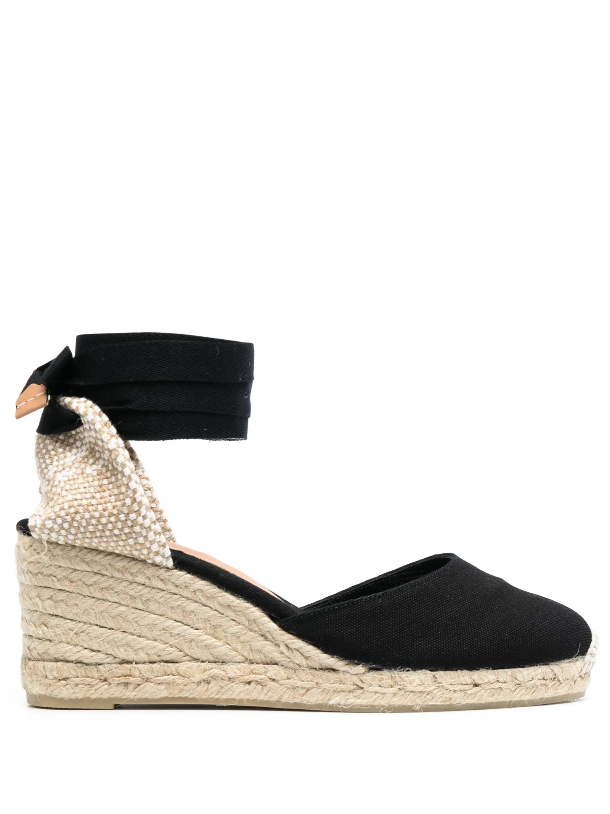 Carina lace-up wedge espadrilles