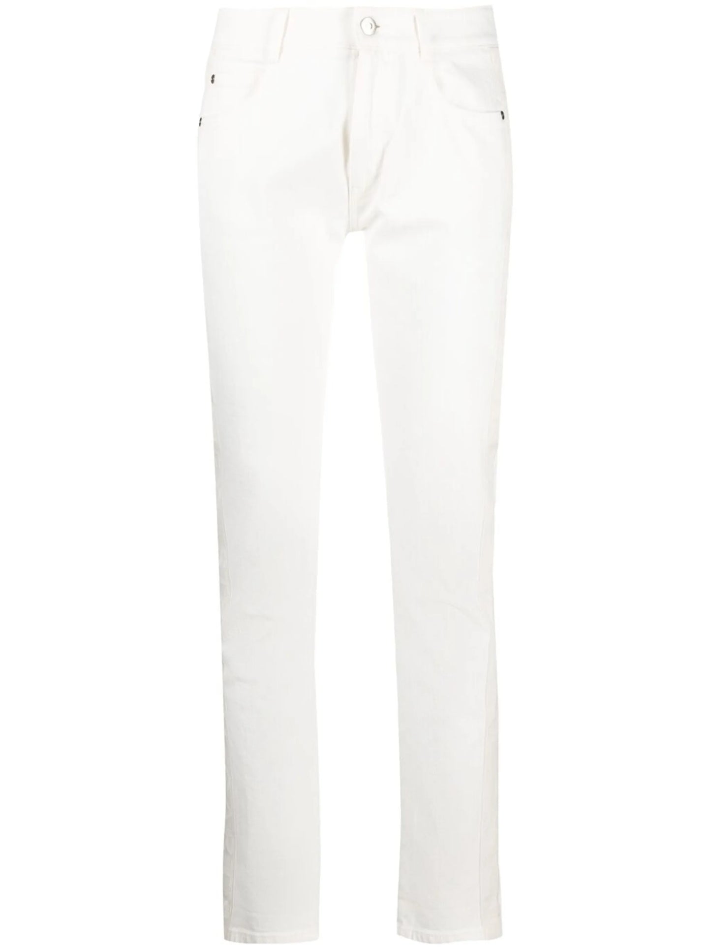 slim-cut jeans