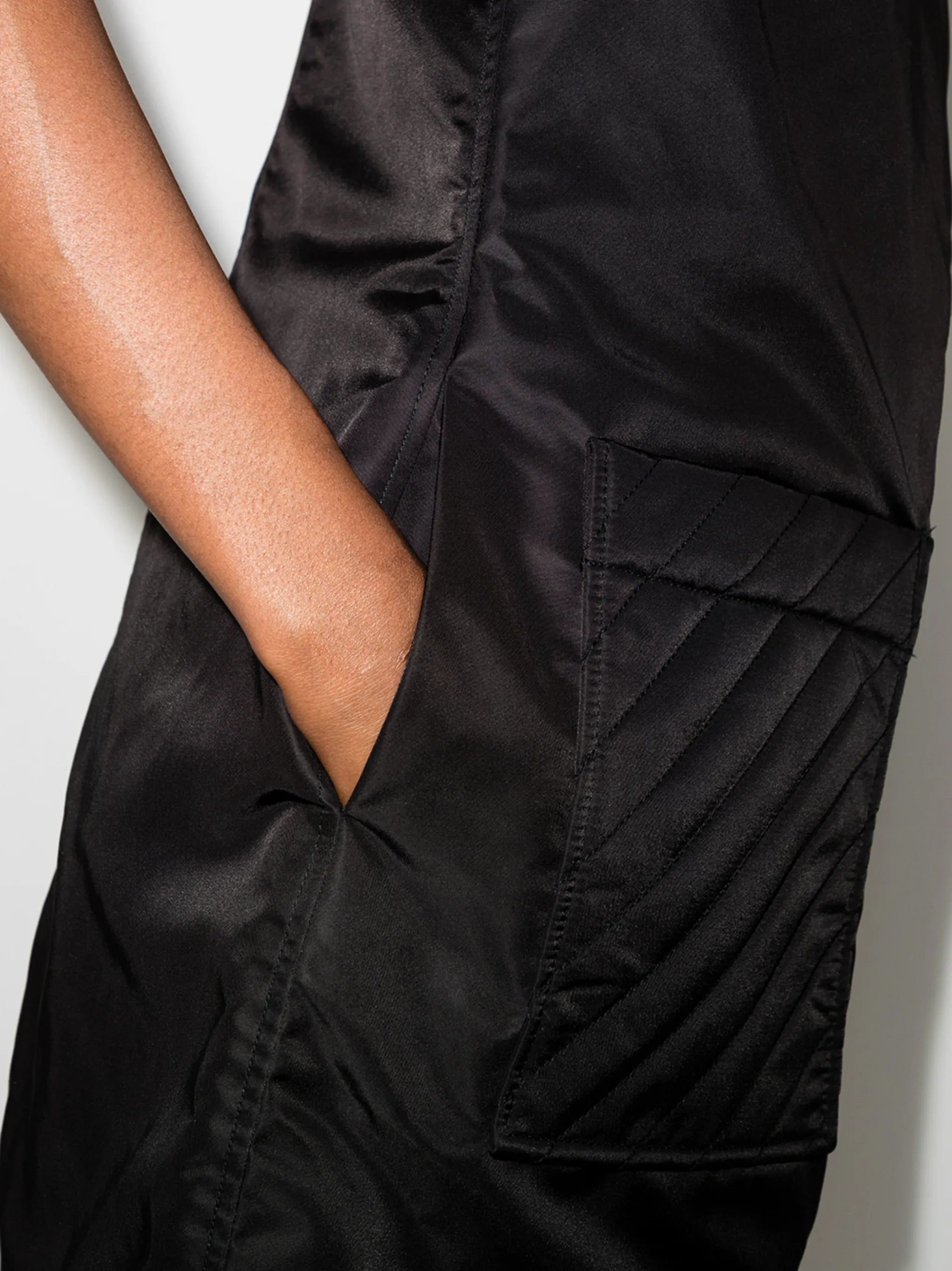 asymmetric-zip mini dress