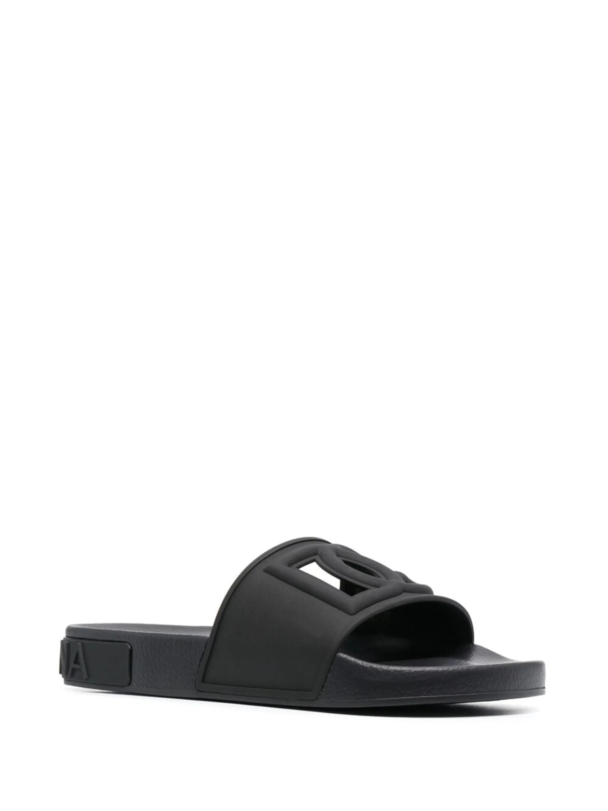 logo-embossed pool slides