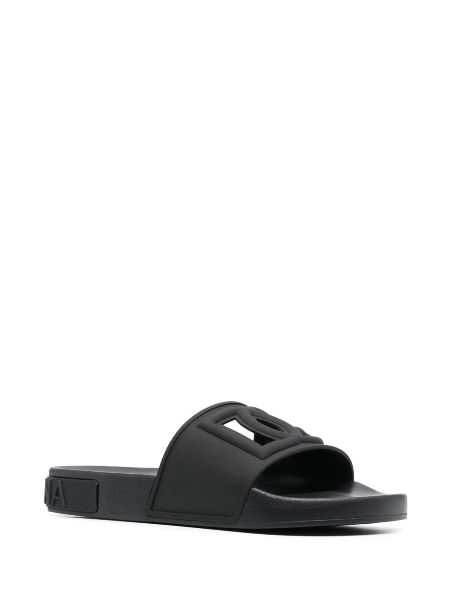logo-embossed pool slides