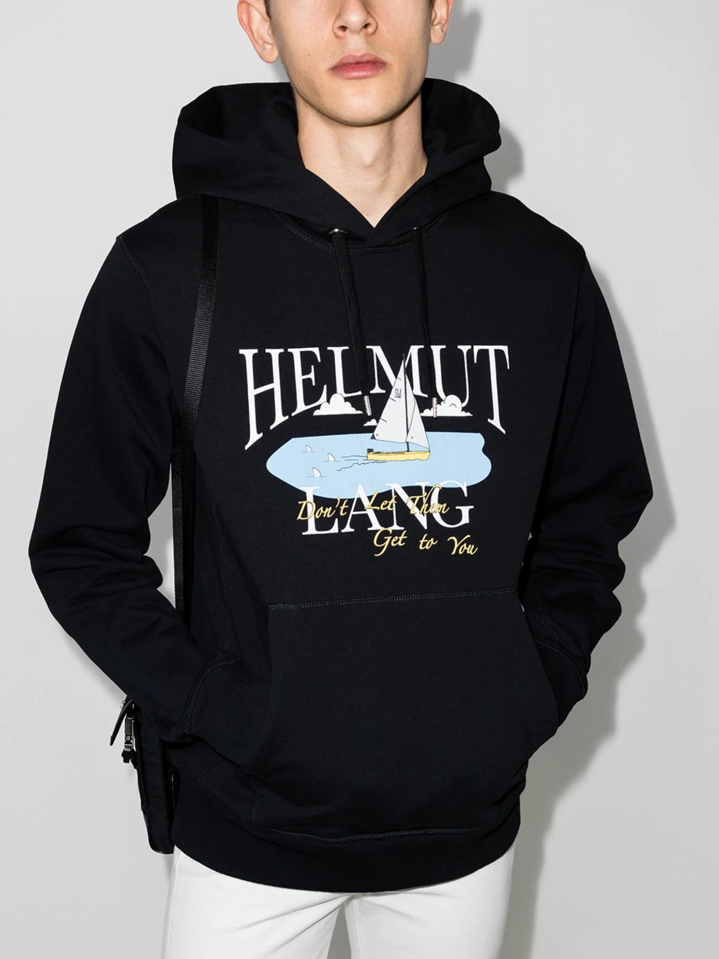 x Saintwoods sea-print hoodie