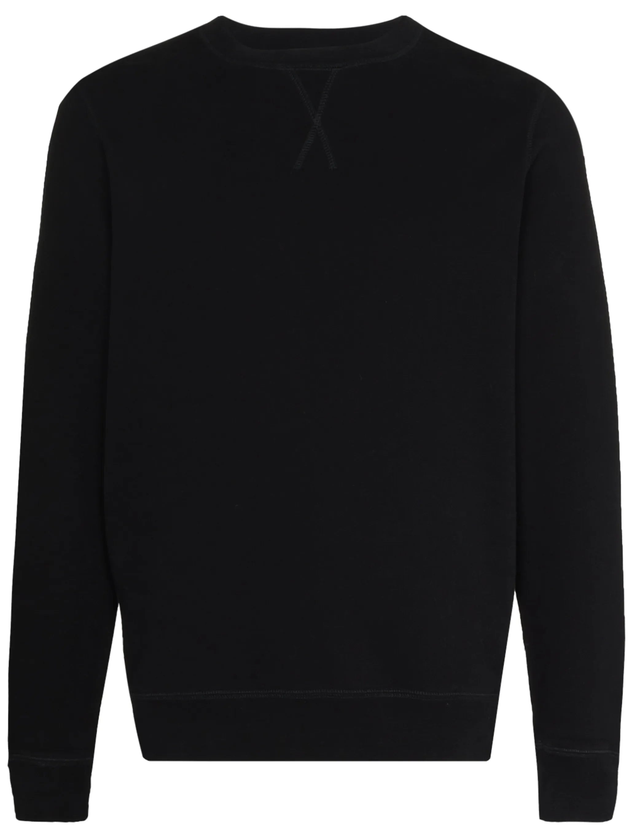 crew-neck long-sleeve sweatshirt