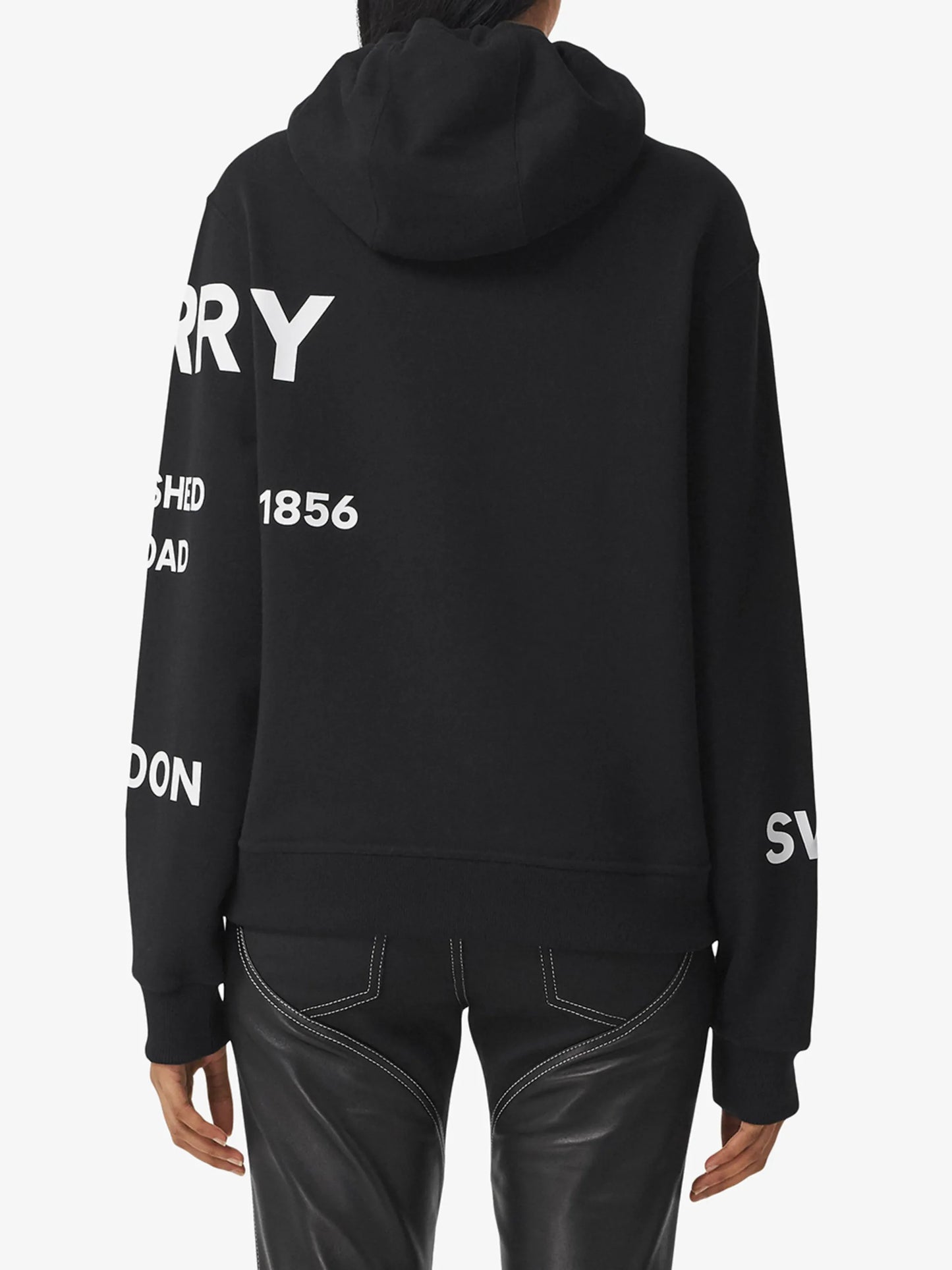 Horseferry-print hoodie