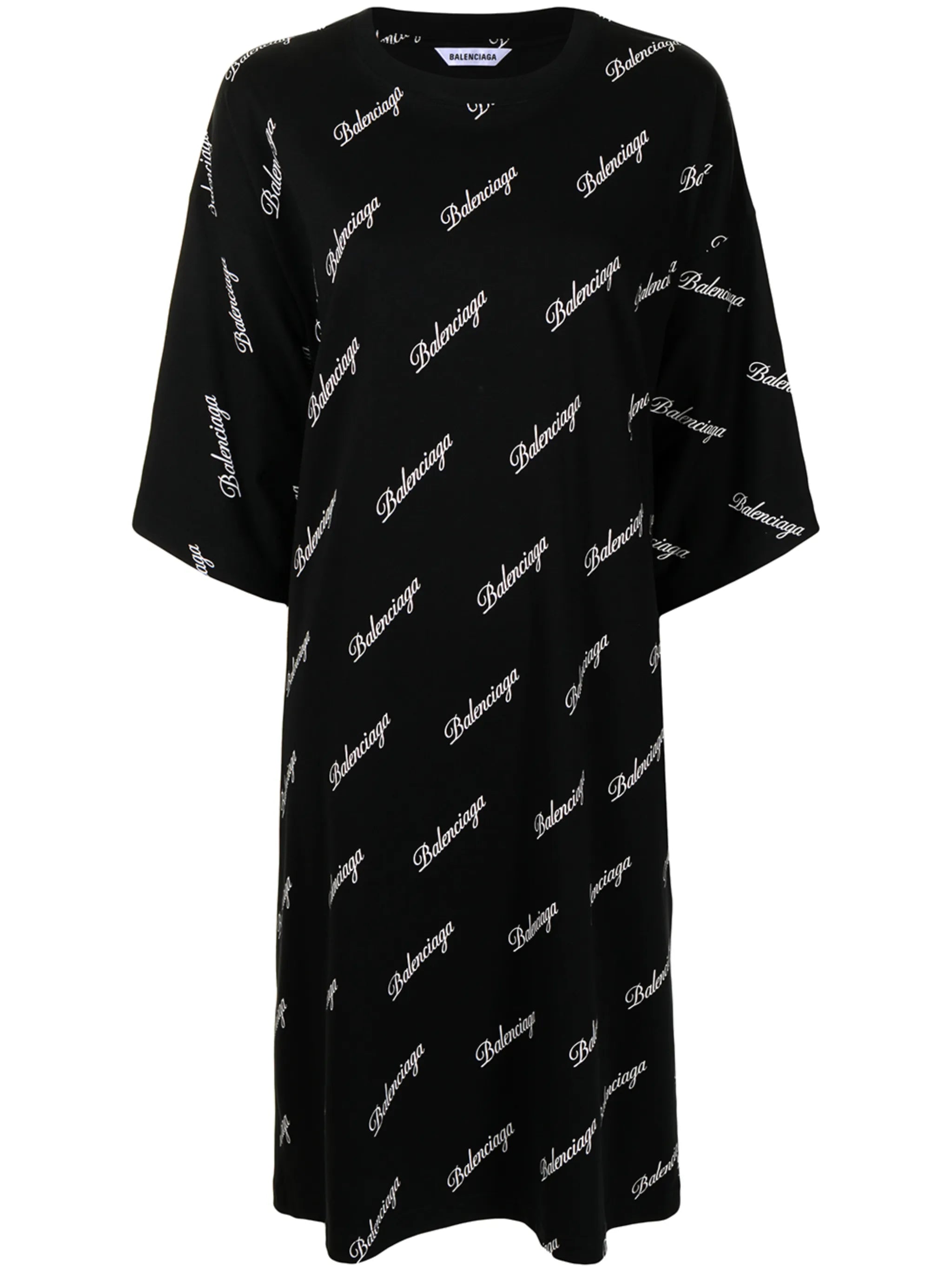 logo-print T-shirt dress