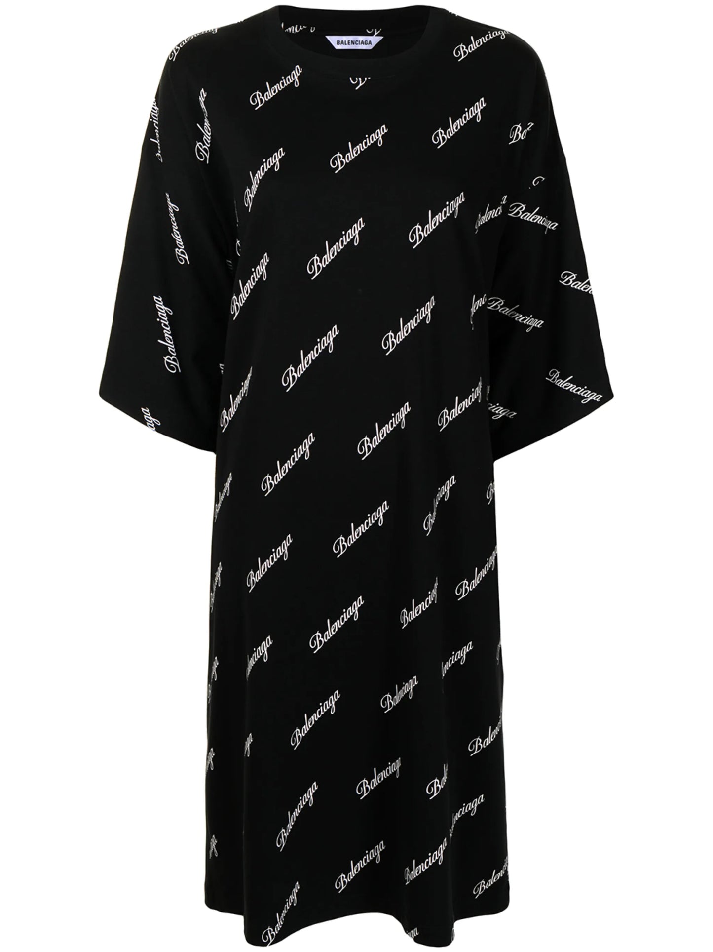 logo-print T-shirt dress