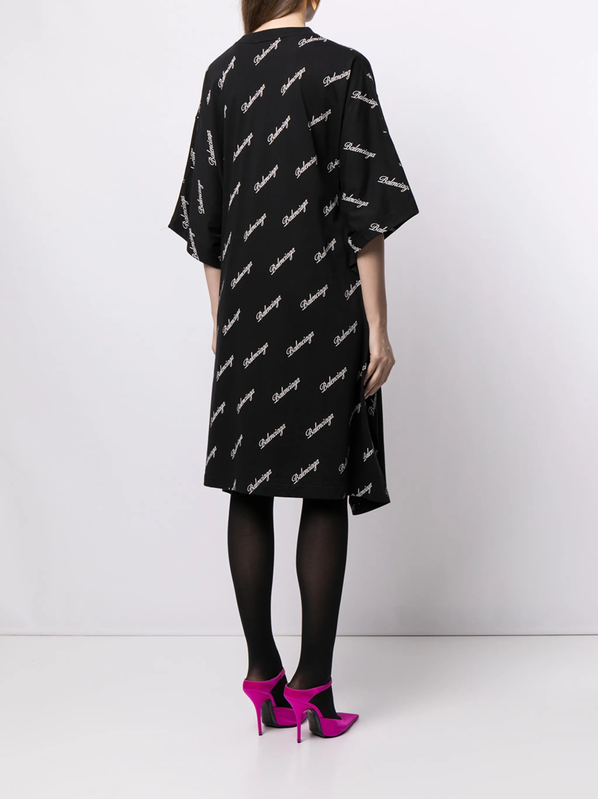 logo-print T-shirt dress