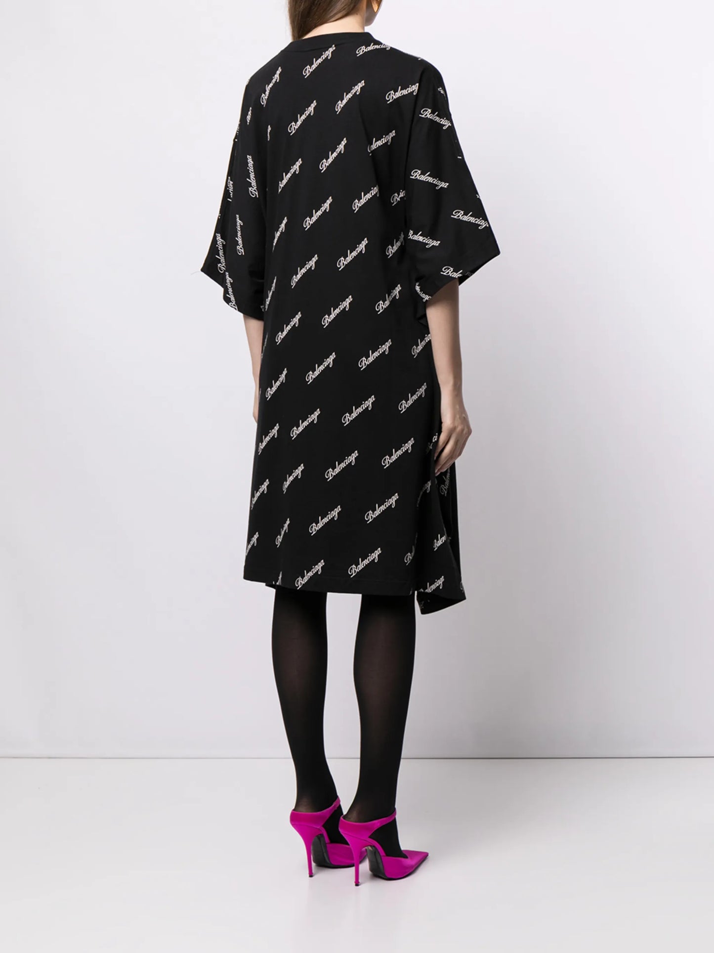logo-print T-shirt dress