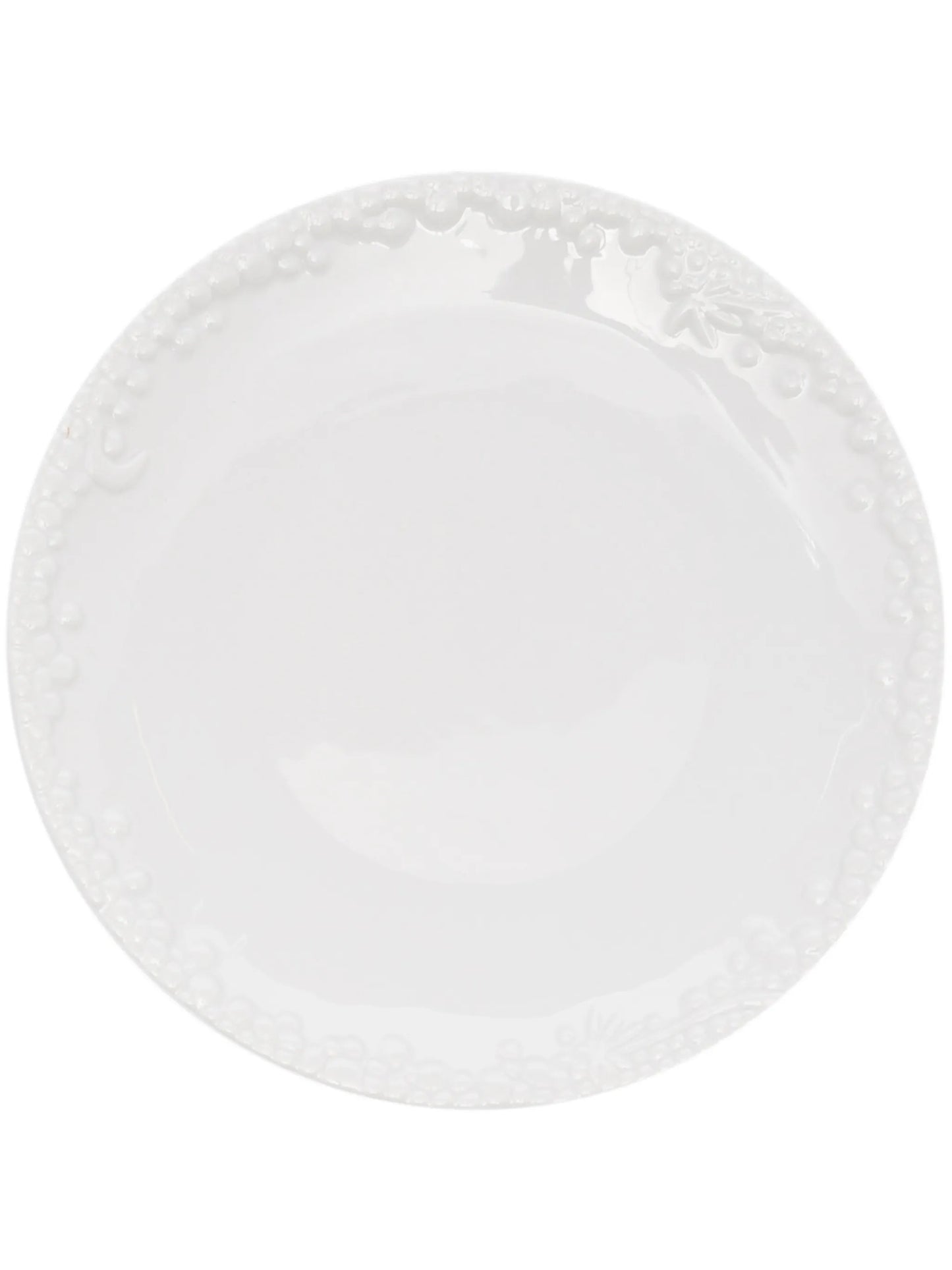 Haas Mojave embossed porcelain dessert plate
