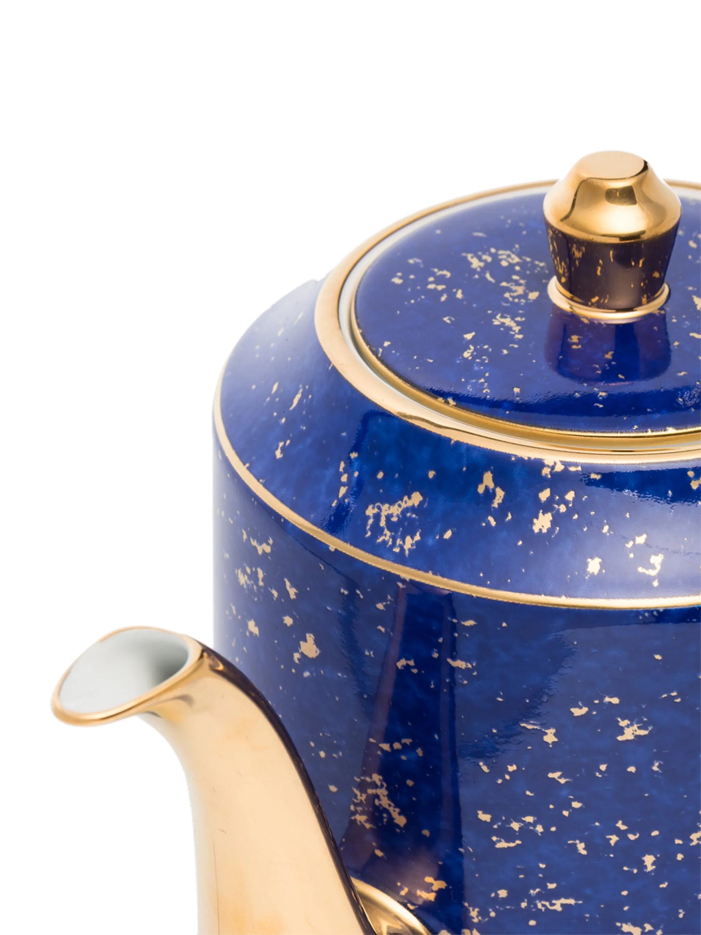 Lapis porcelain teapot