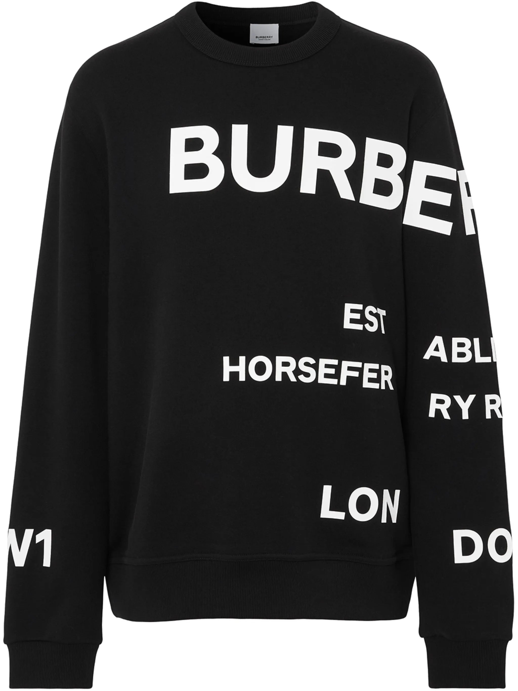 Horseferry-print cotton sweatshirt