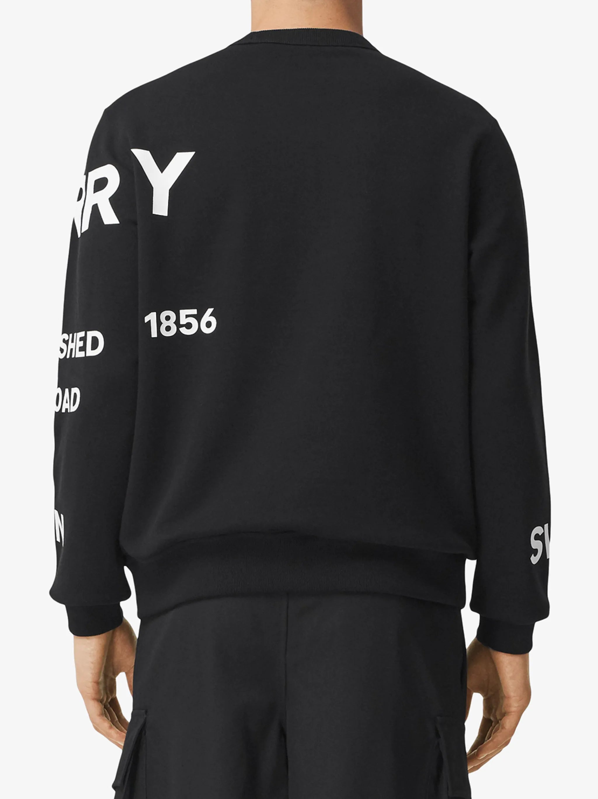 Horseferry-print cotton sweatshirt
