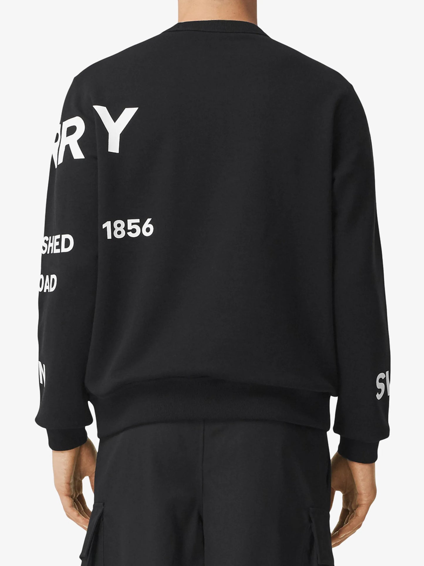 Horseferry-print cotton sweatshirt