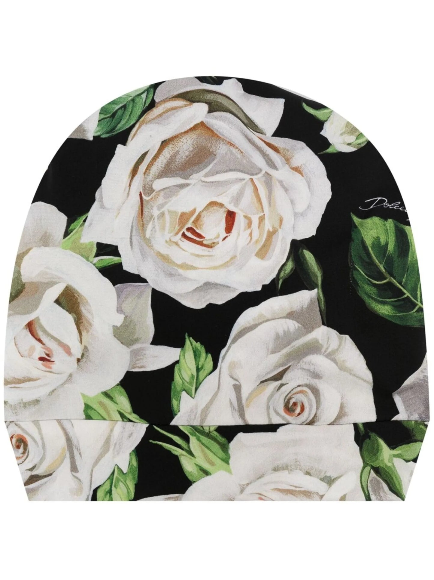 floral-print hat