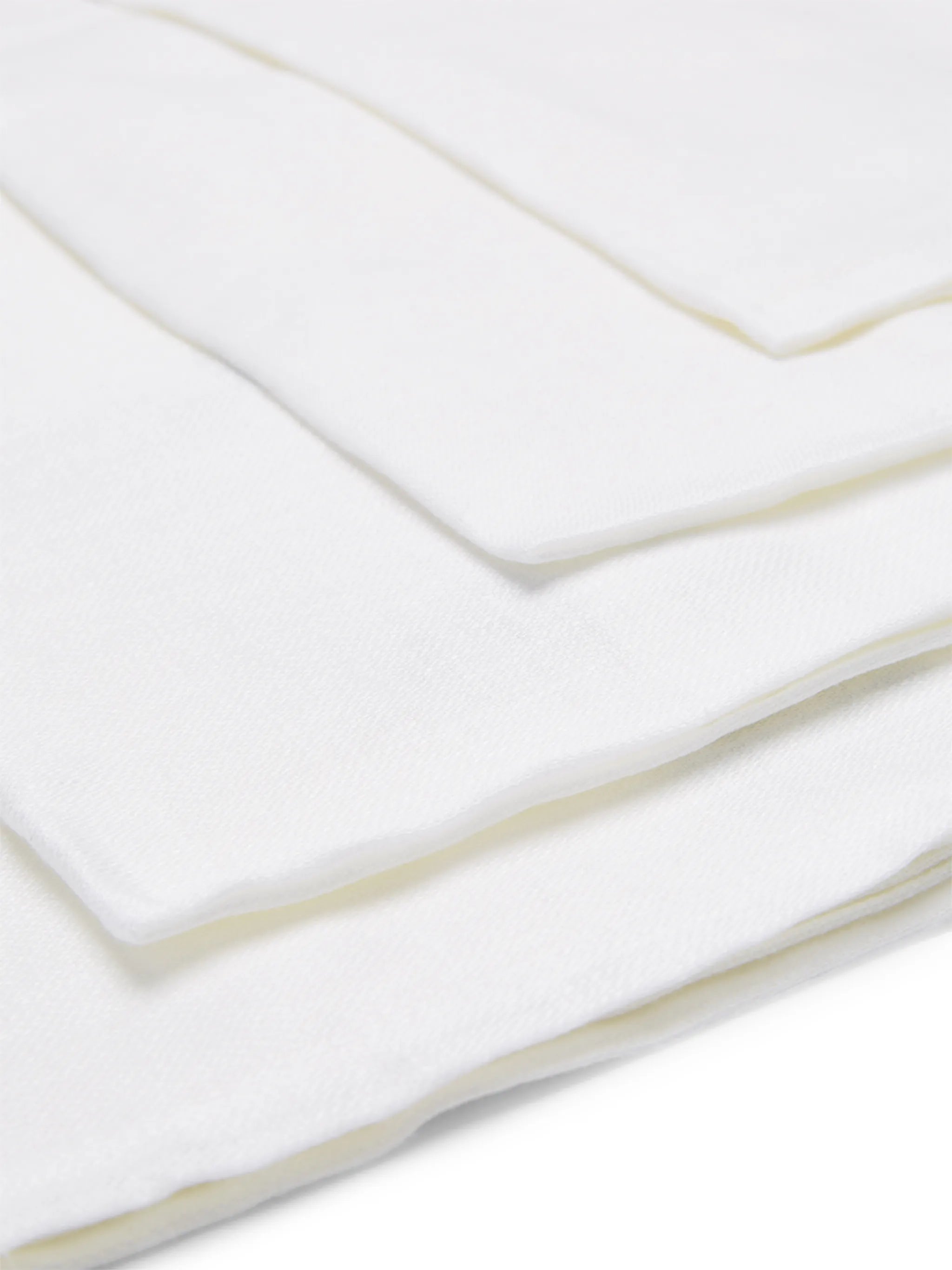 four linen napkins