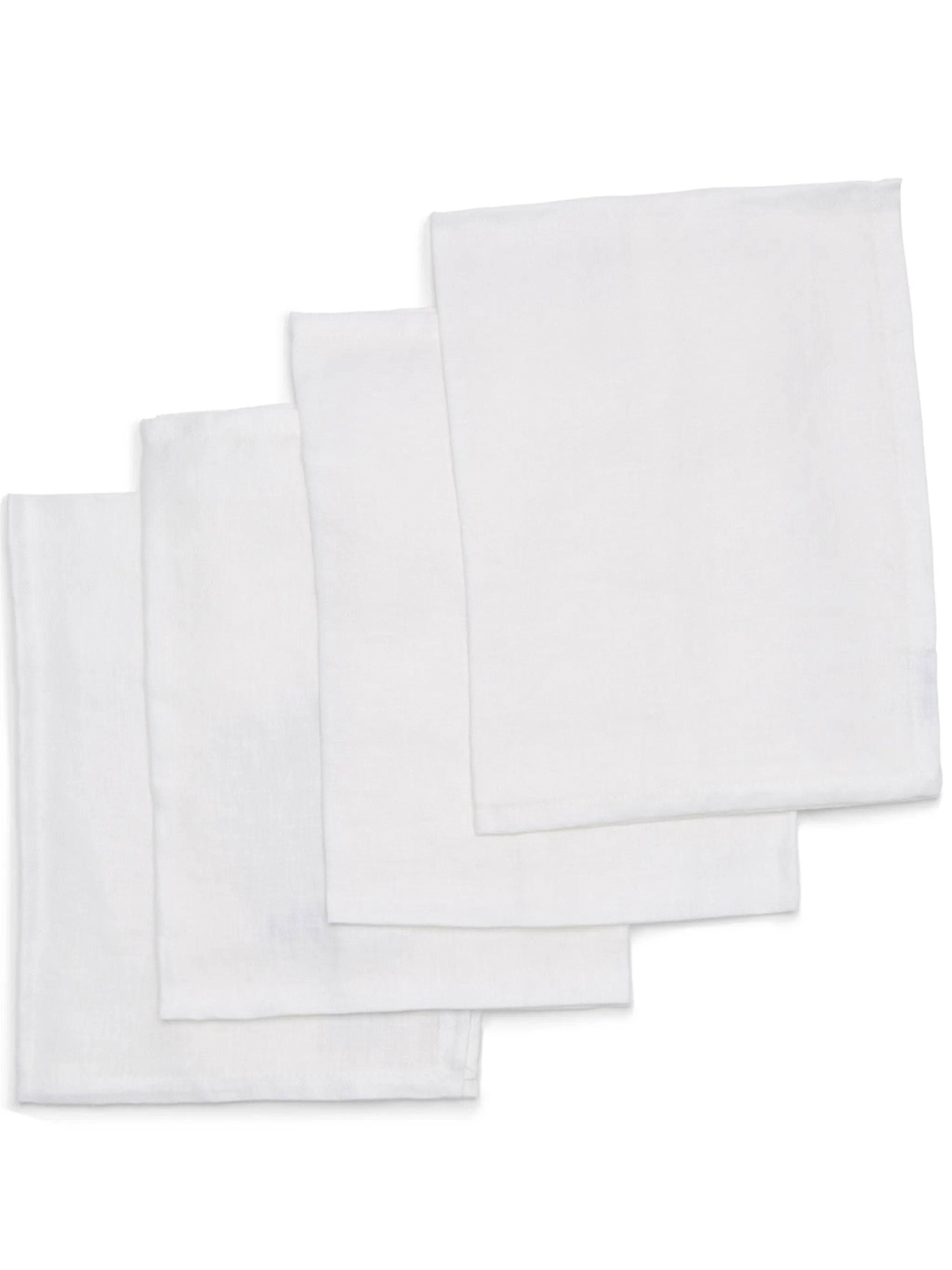 four linen napkins