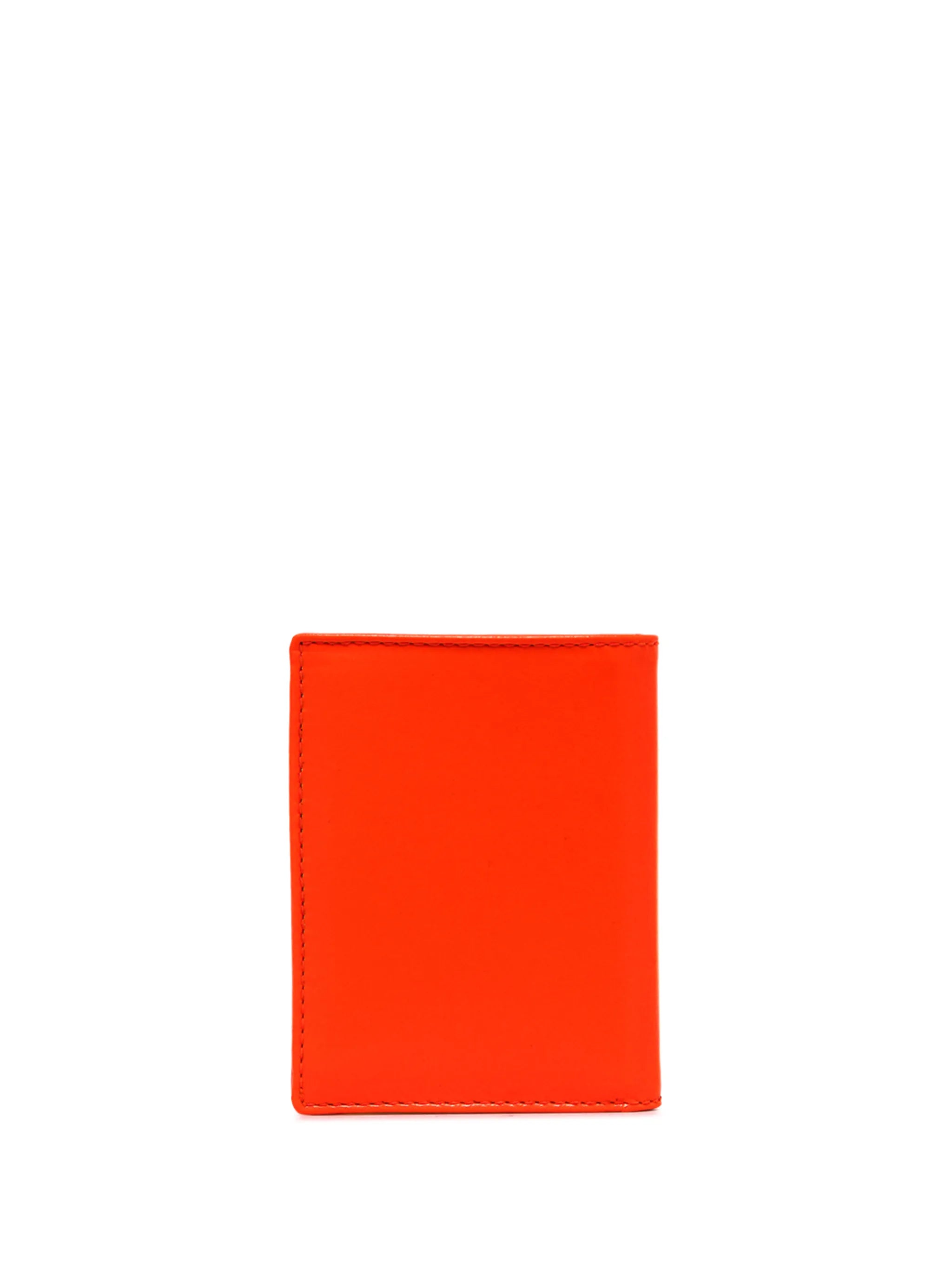 Super Fluo leather cardholder