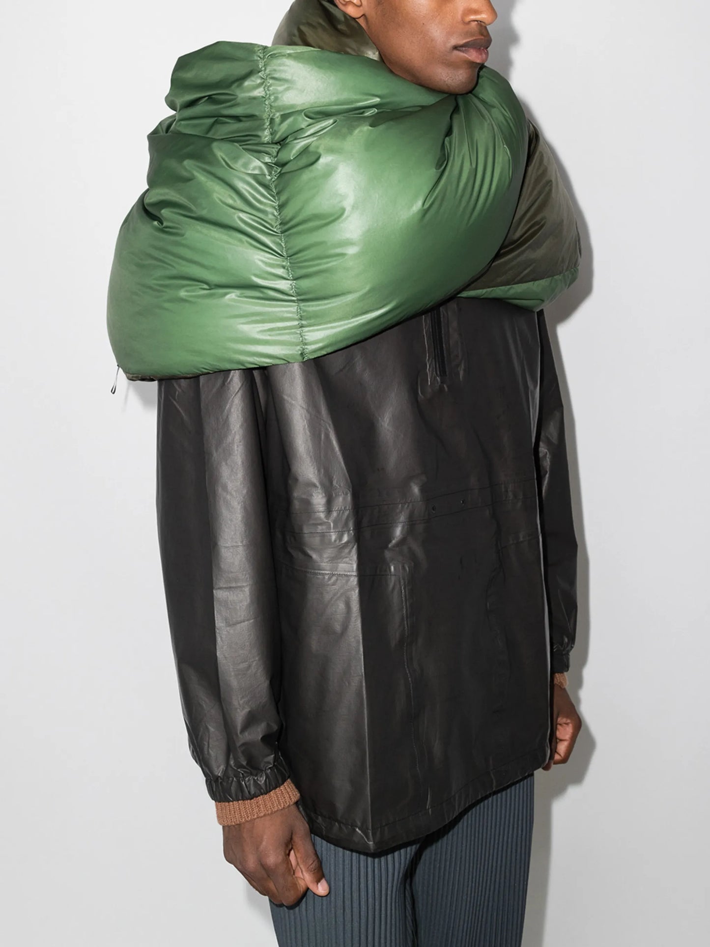 oversized padded scarf