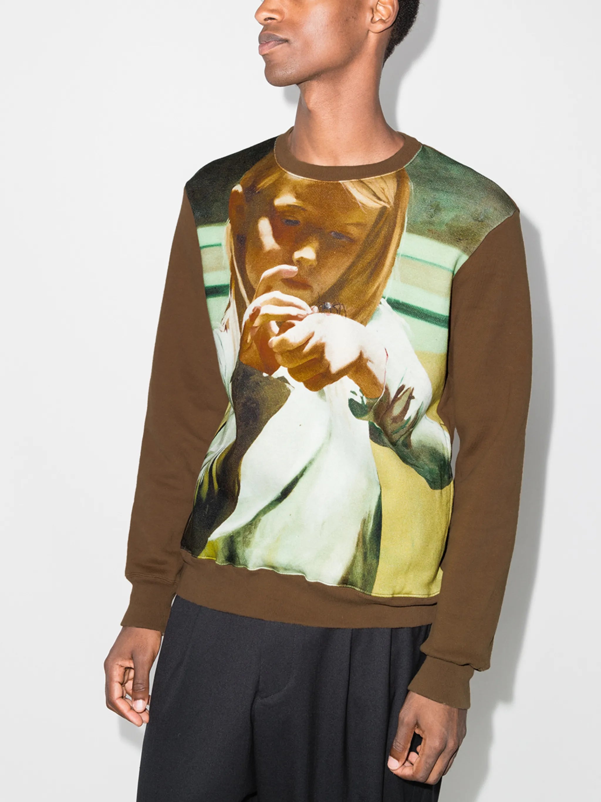 x Markus Akesson painterly-print sweatshirt