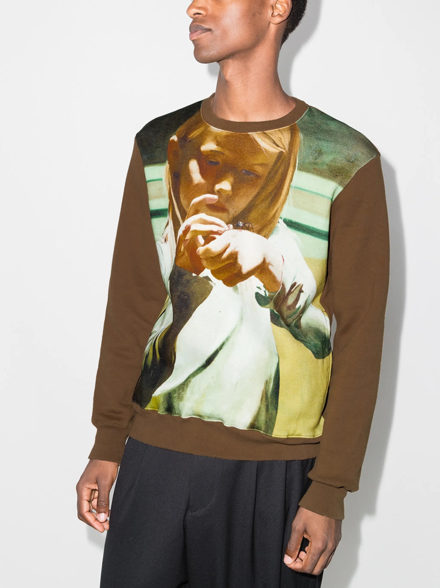 x Markus Akesson painterly-print sweatshirt