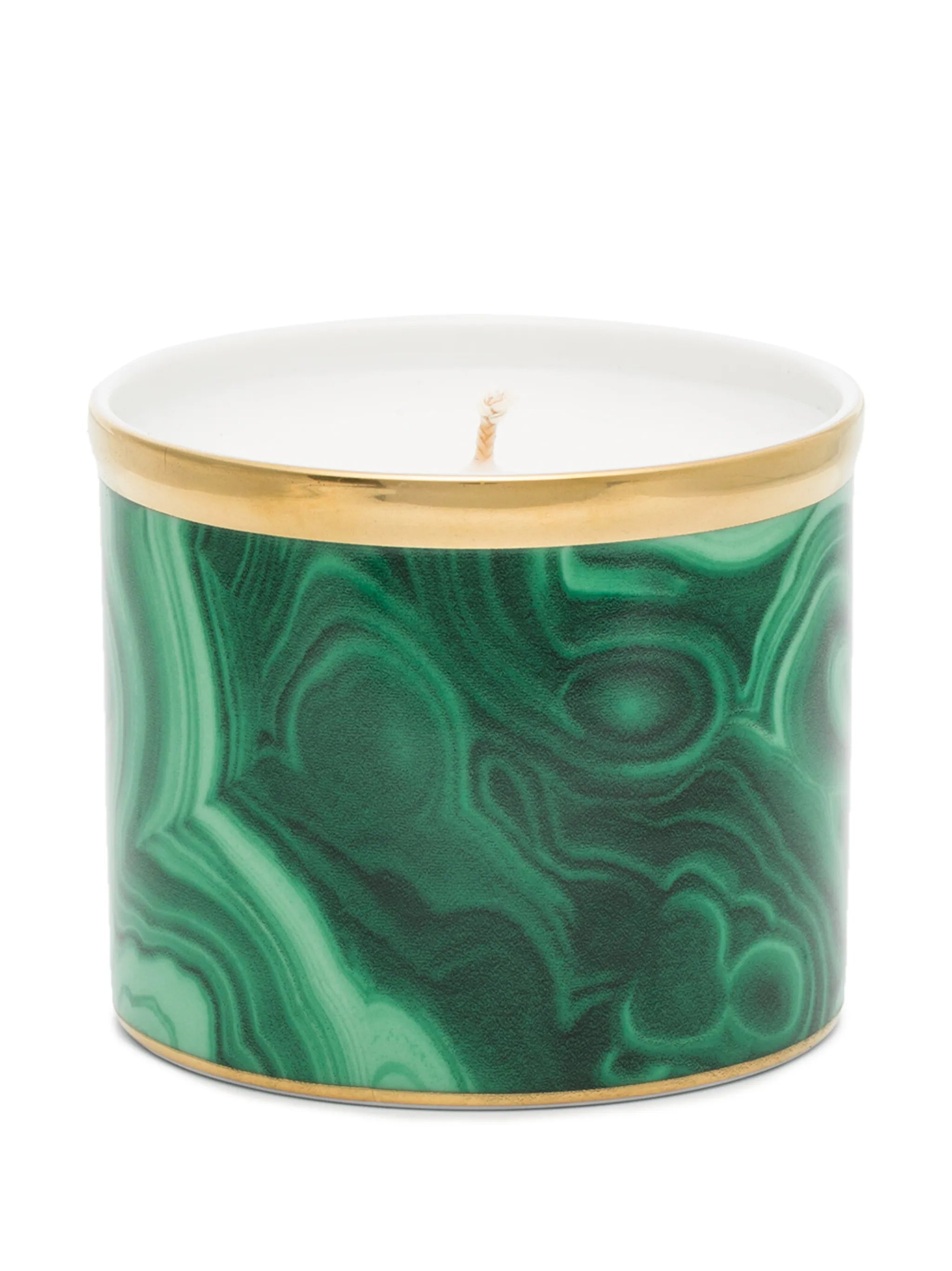 Malachite candle