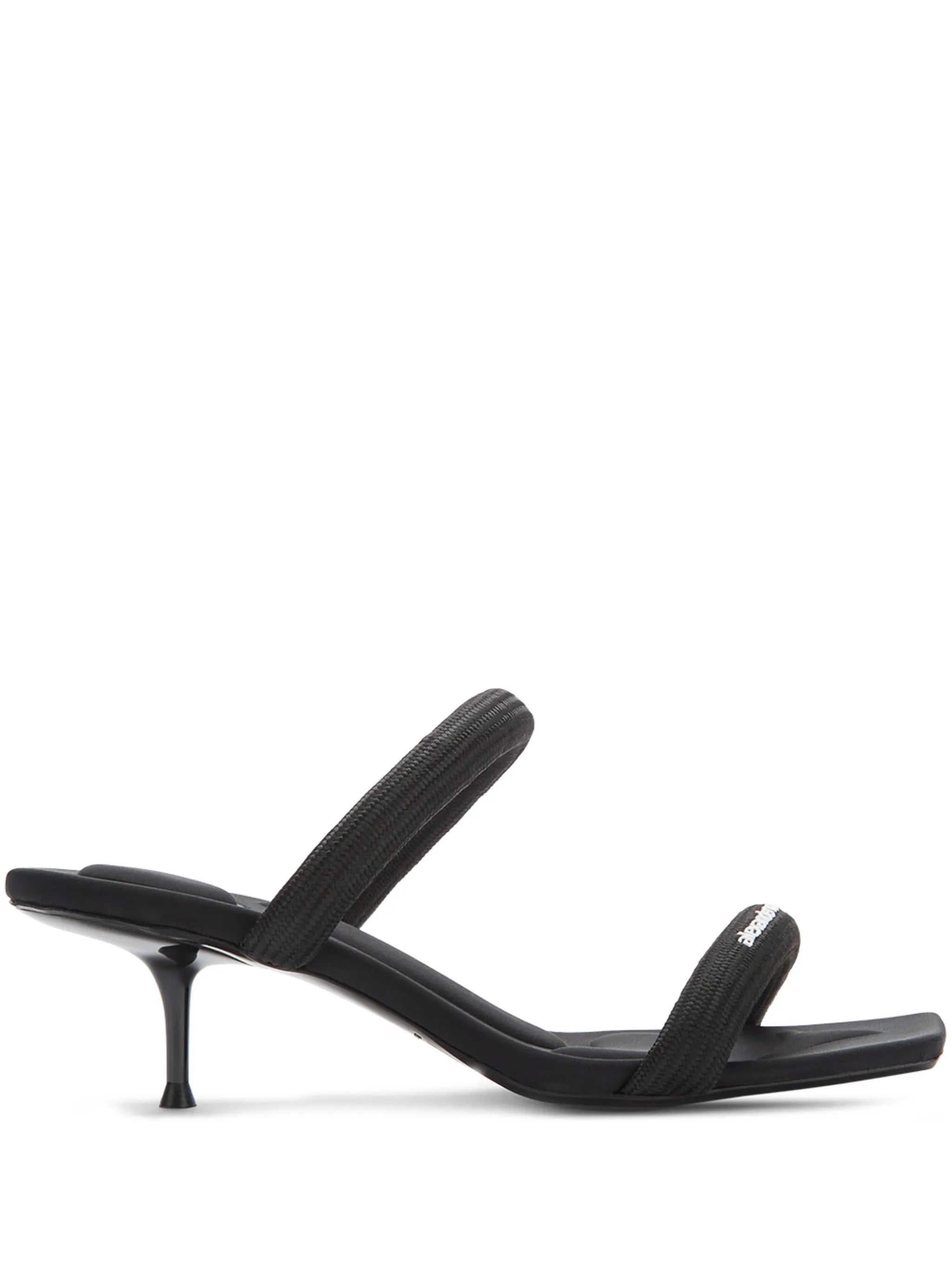 Jessie 55mm logo-print mules