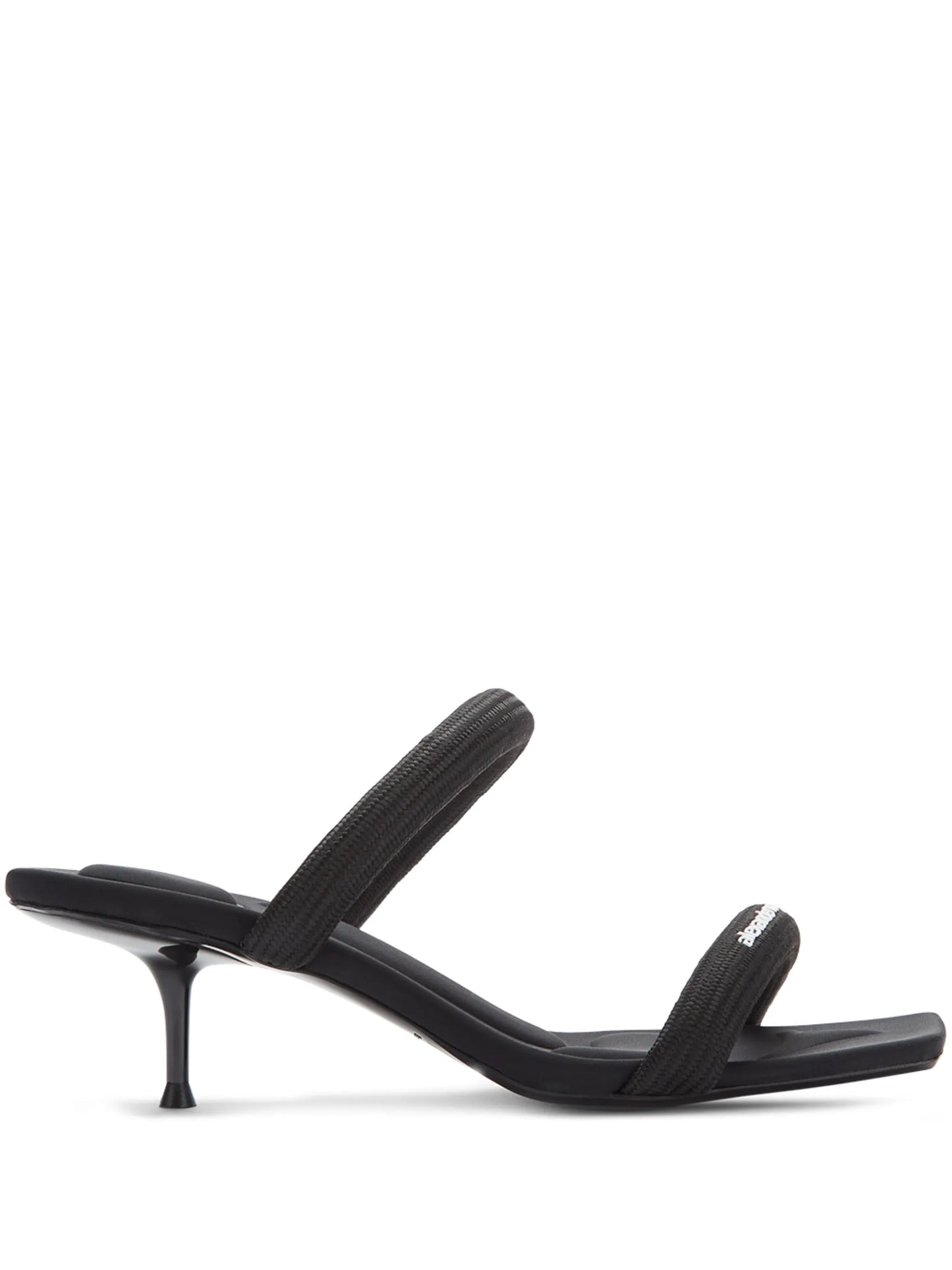 Jessie 55mm logo-print mules