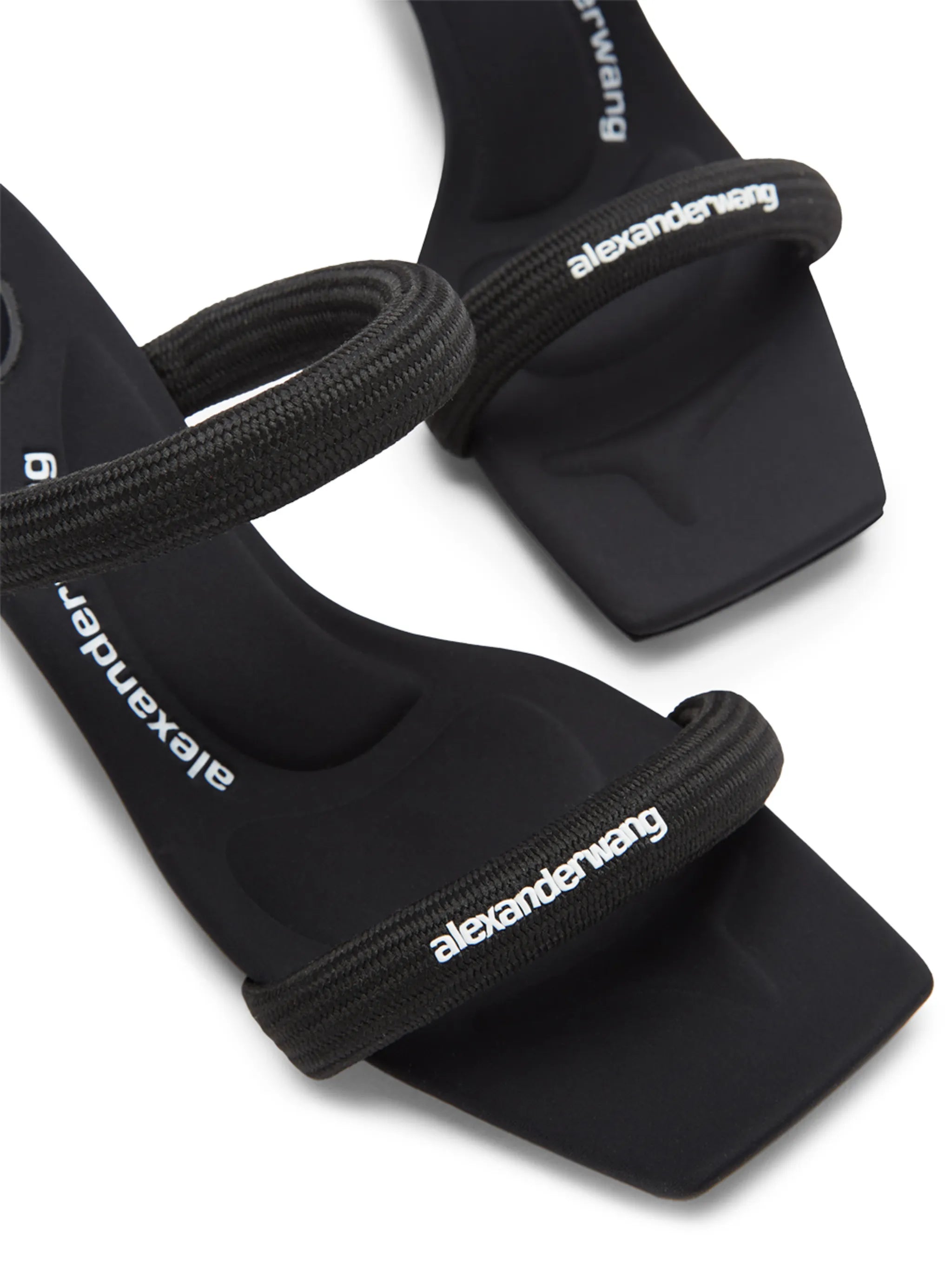 Jessie 55mm logo-print mules